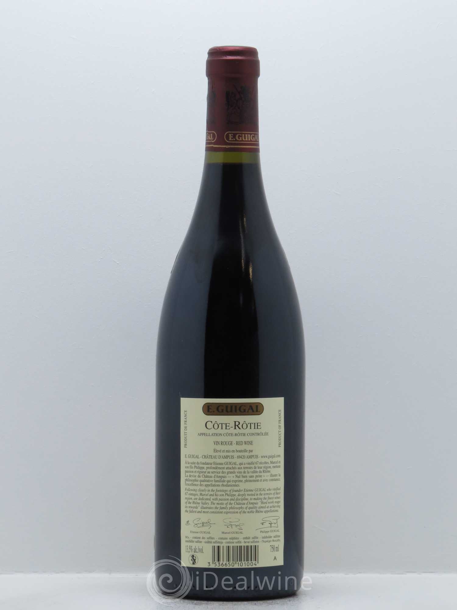 Côte-Rôtie Côtes Brune et Blonde Guigal 2007 - Lot de 1 bouteille - 1