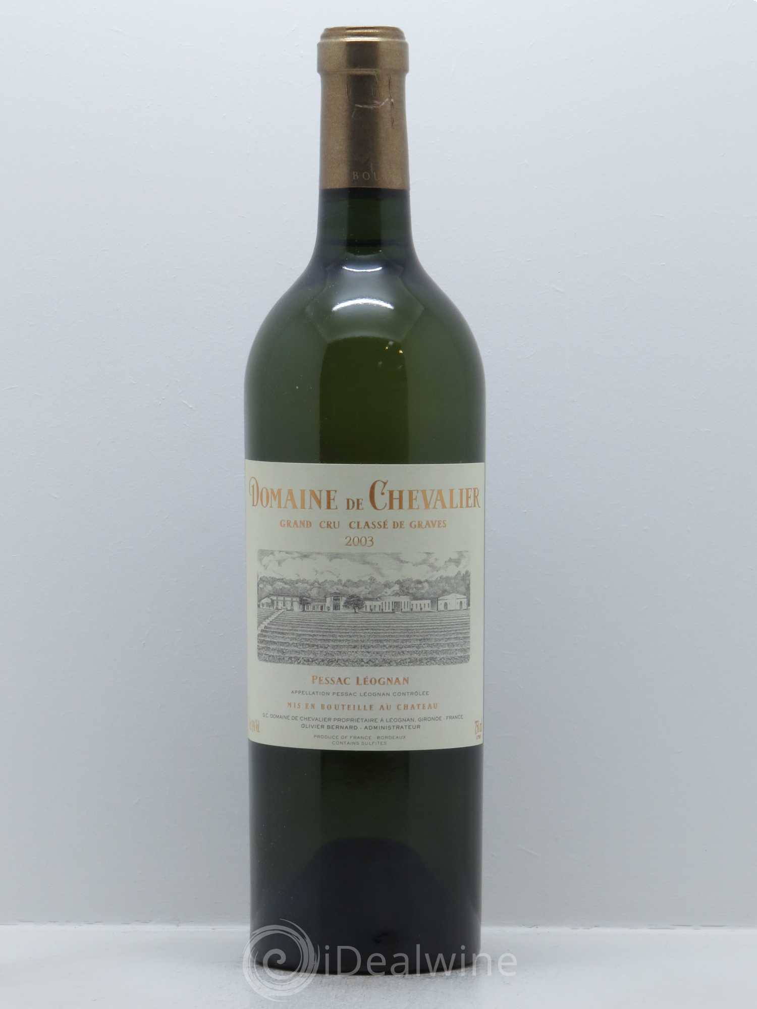 Domaine de Chevalier Cru Classé de Graves 2003 - Lot de 1 bouteille - 0