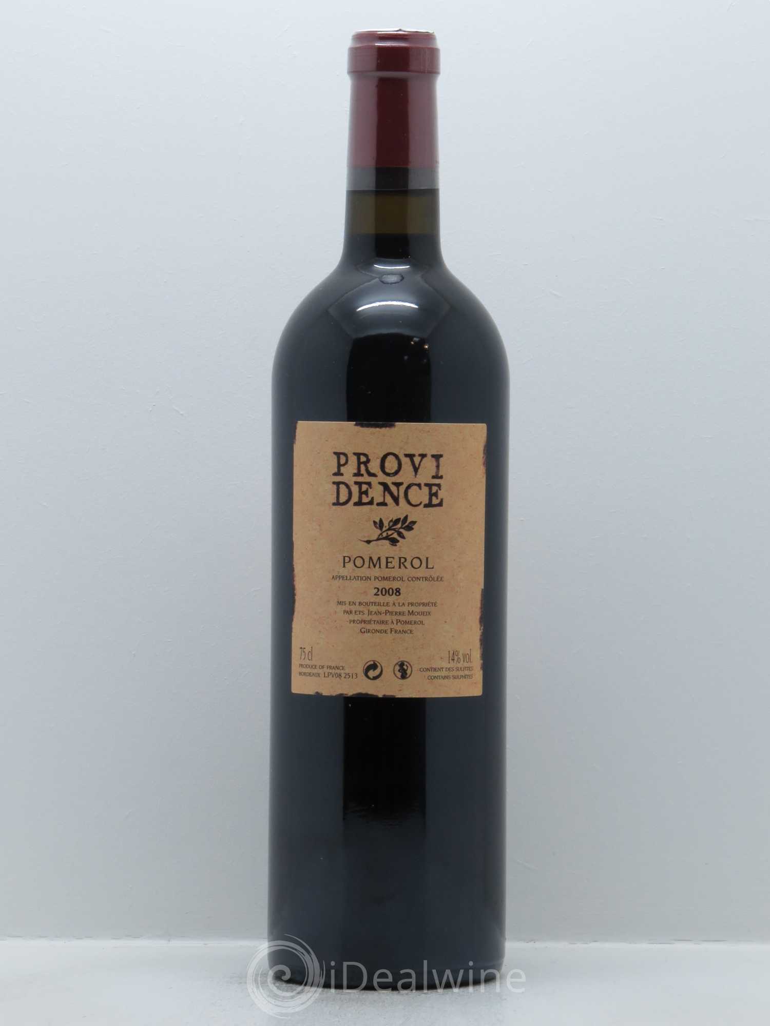 Château Providence (La Providence) 2008 - Lot de 1 bouteille - 1