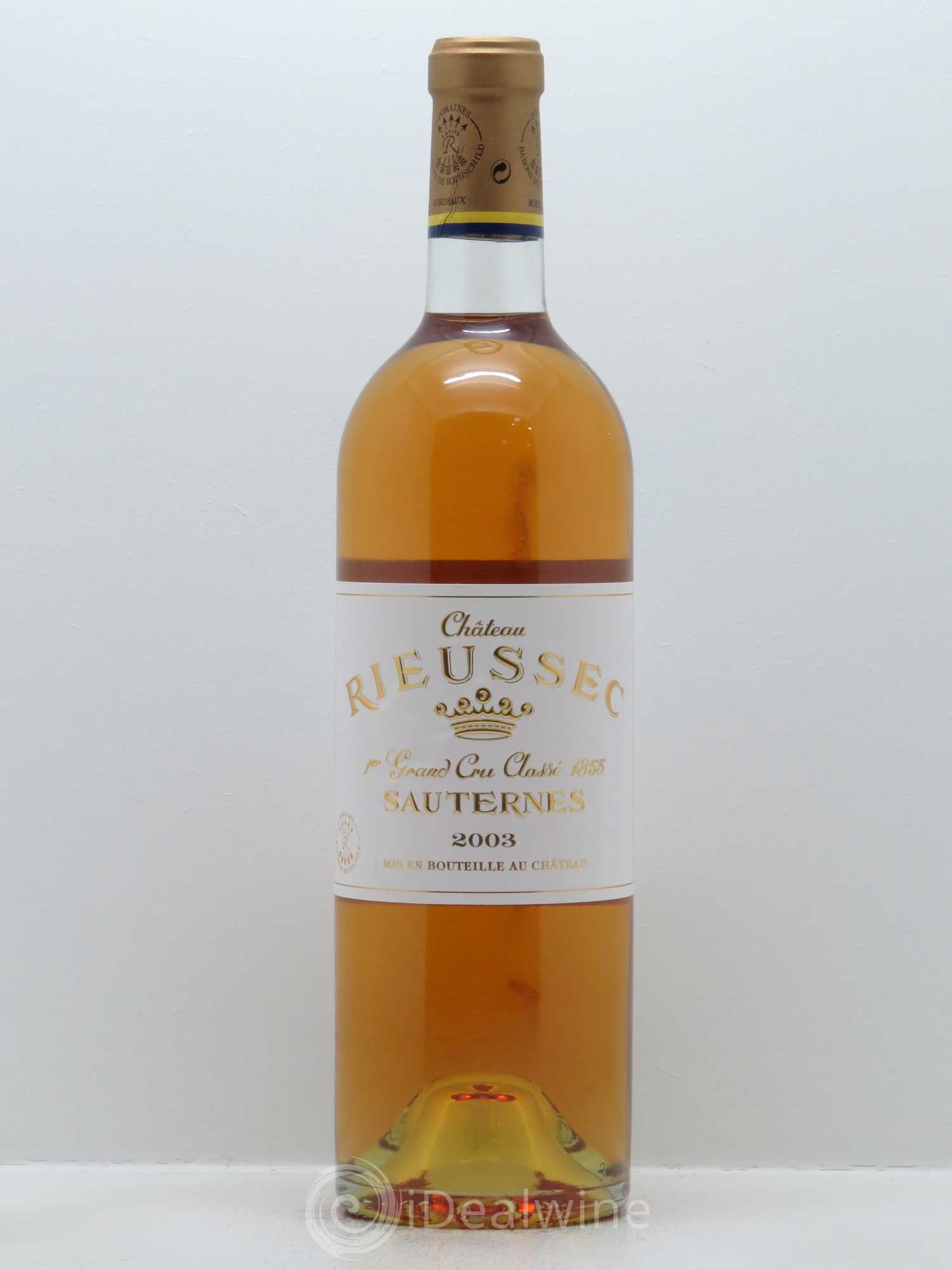 Château Rieussec 1er Grand Cru Classé 2003 - Posten von 1 Flasche - 0