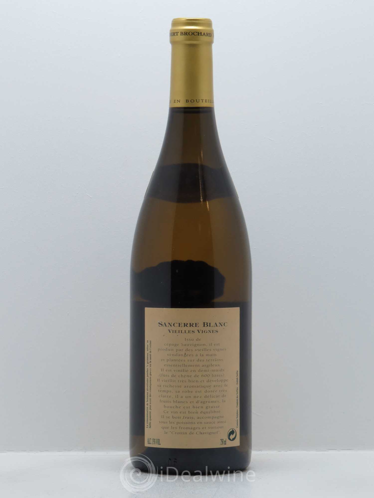 Sancerre Vieilles Vignes Hubert Brochard 2003 - Lot de 1 bouteille - 1