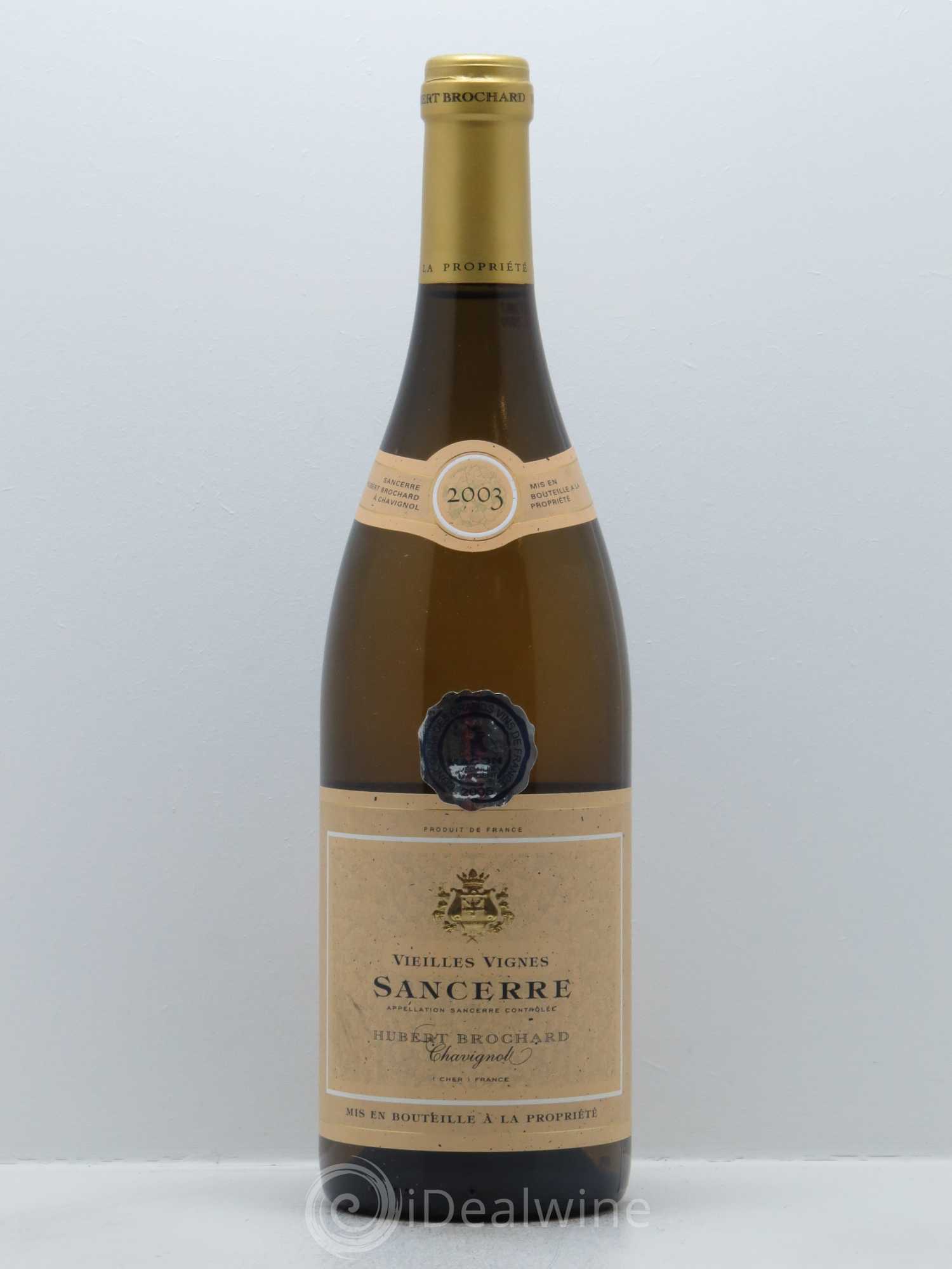 Sancerre Vieilles Vignes Hubert Brochard 2003 - Lot de 1 bouteille - 0