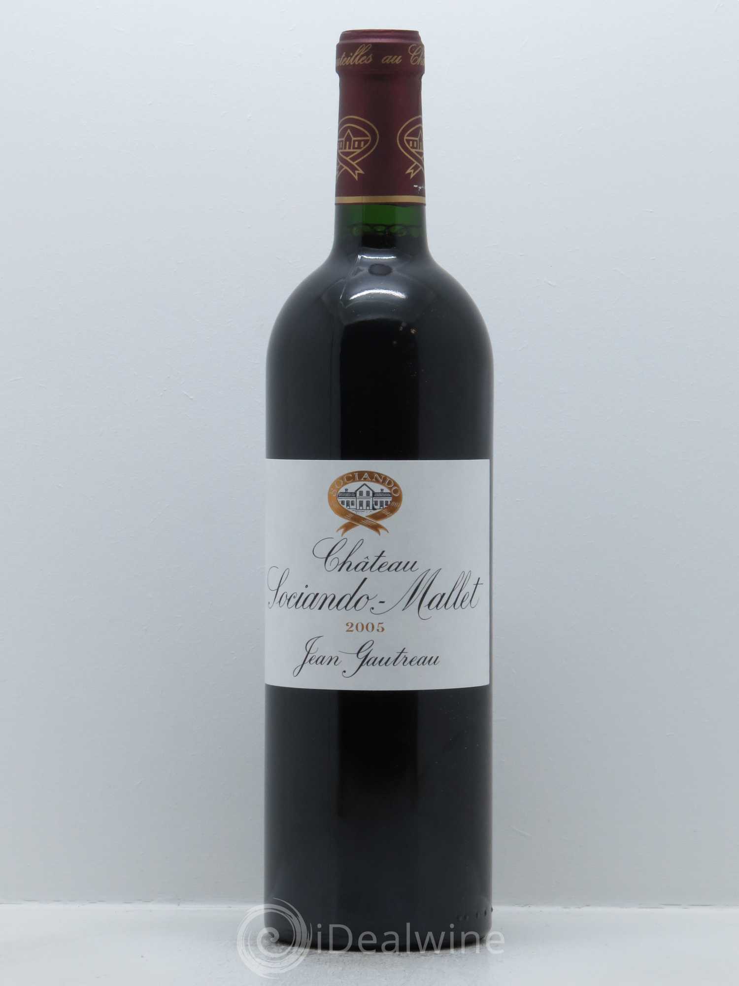 Château Sociando Mallet 2005 - Lot de 1 bouteille - 0