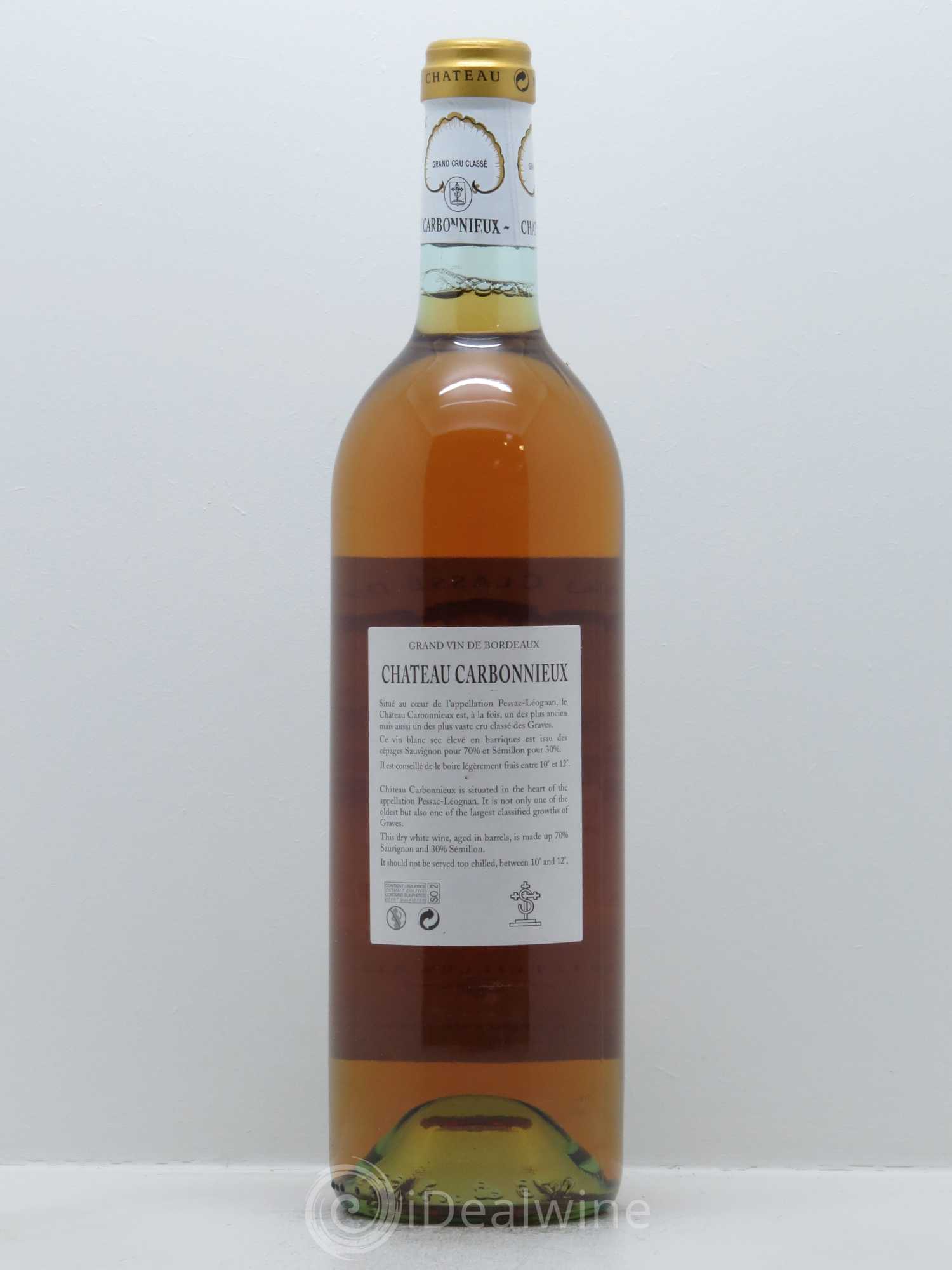 Château Carbonnieux Cru Classé de Graves 2006 - Lot de 1 bouteille - 1