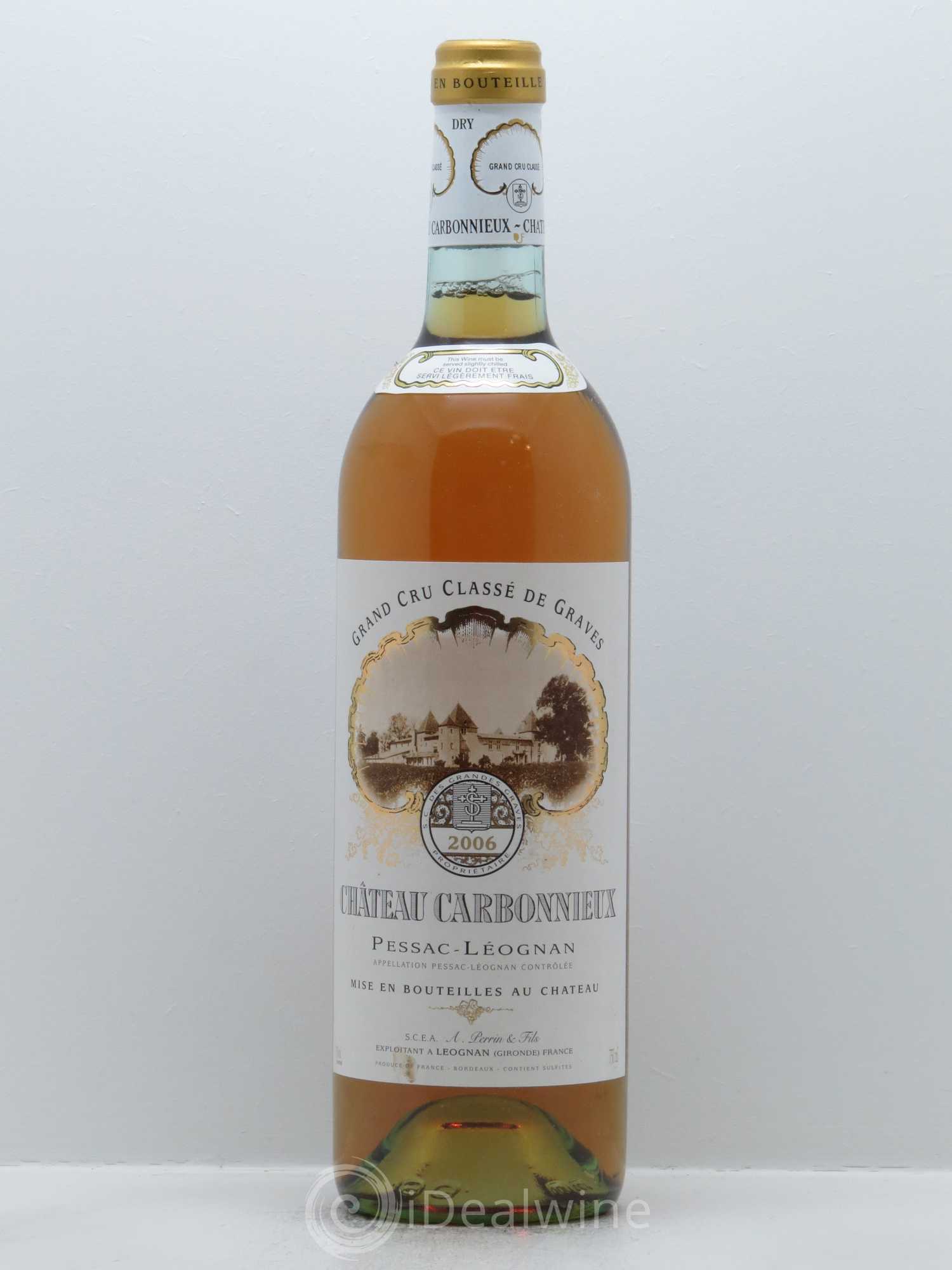 Château Carbonnieux Cru Classé de Graves 2006 - Lot de 1 bouteille - 0