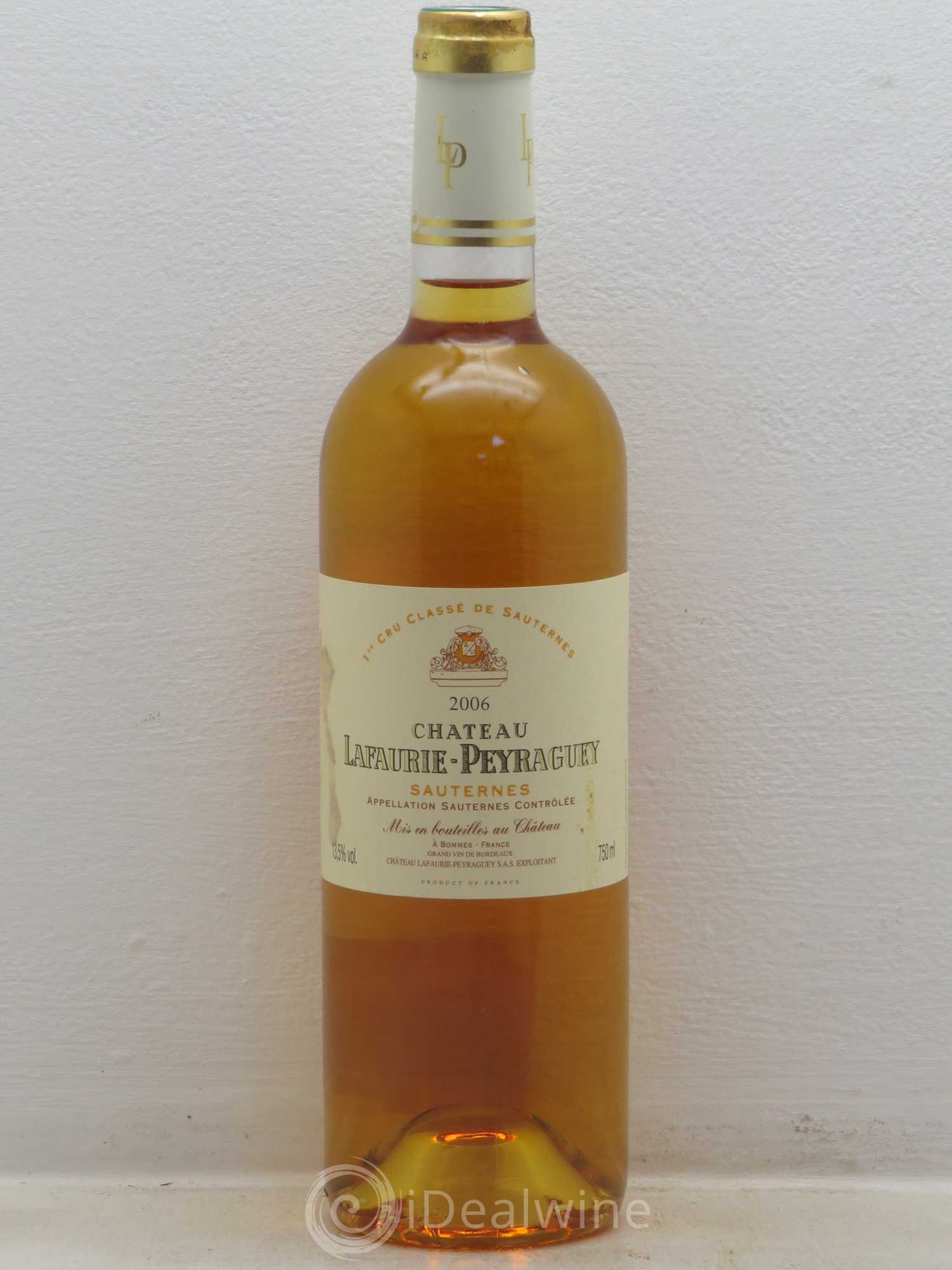 Château Lafaurie-Peyraguey 1er Grand Cru Classé 2006 - Lotto di 1 bottiglia - 0