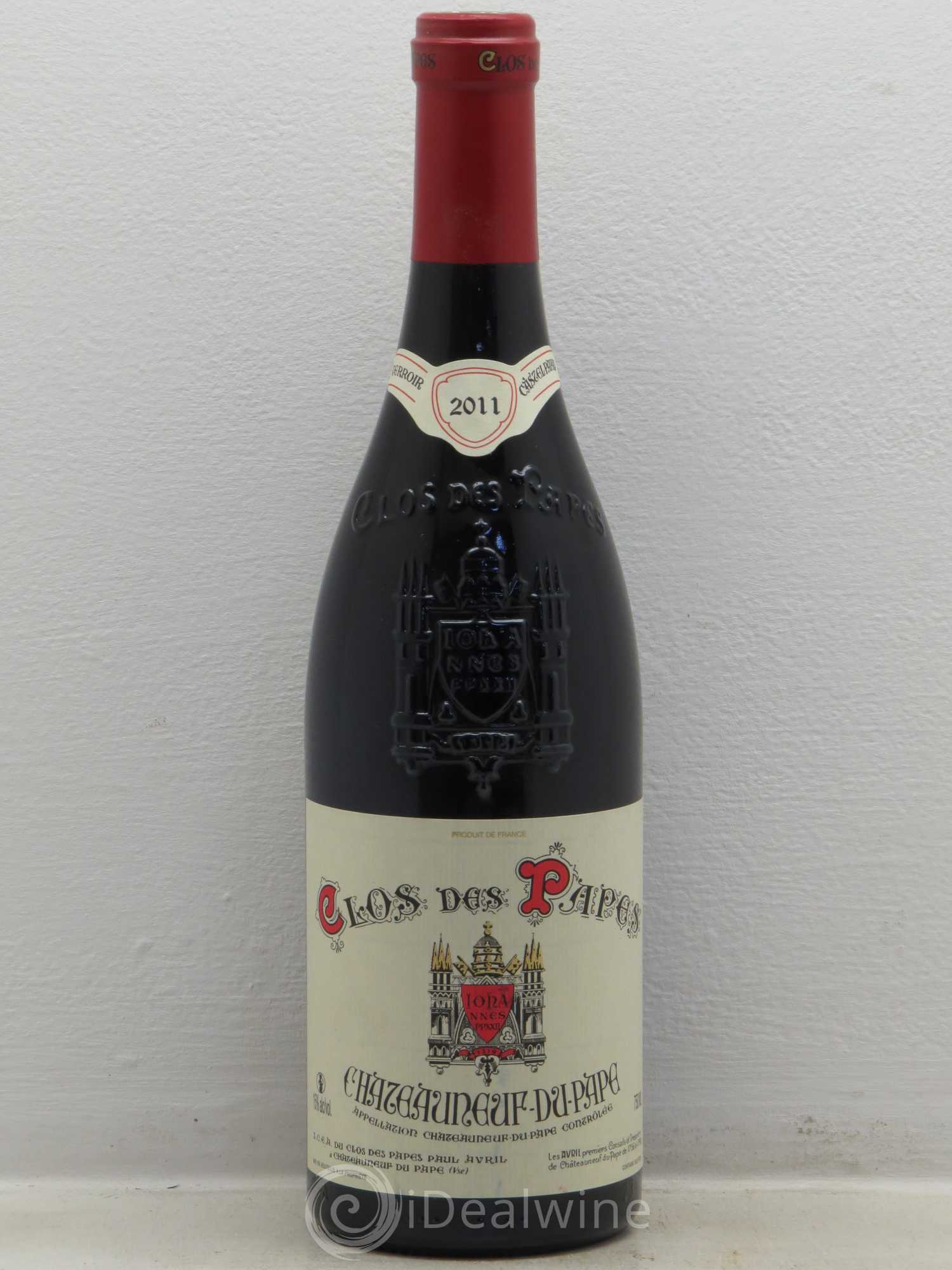 Châteauneuf-du-Pape Clos des Papes - Paul Avril 2011 - Lot de 1 bouteille - 0