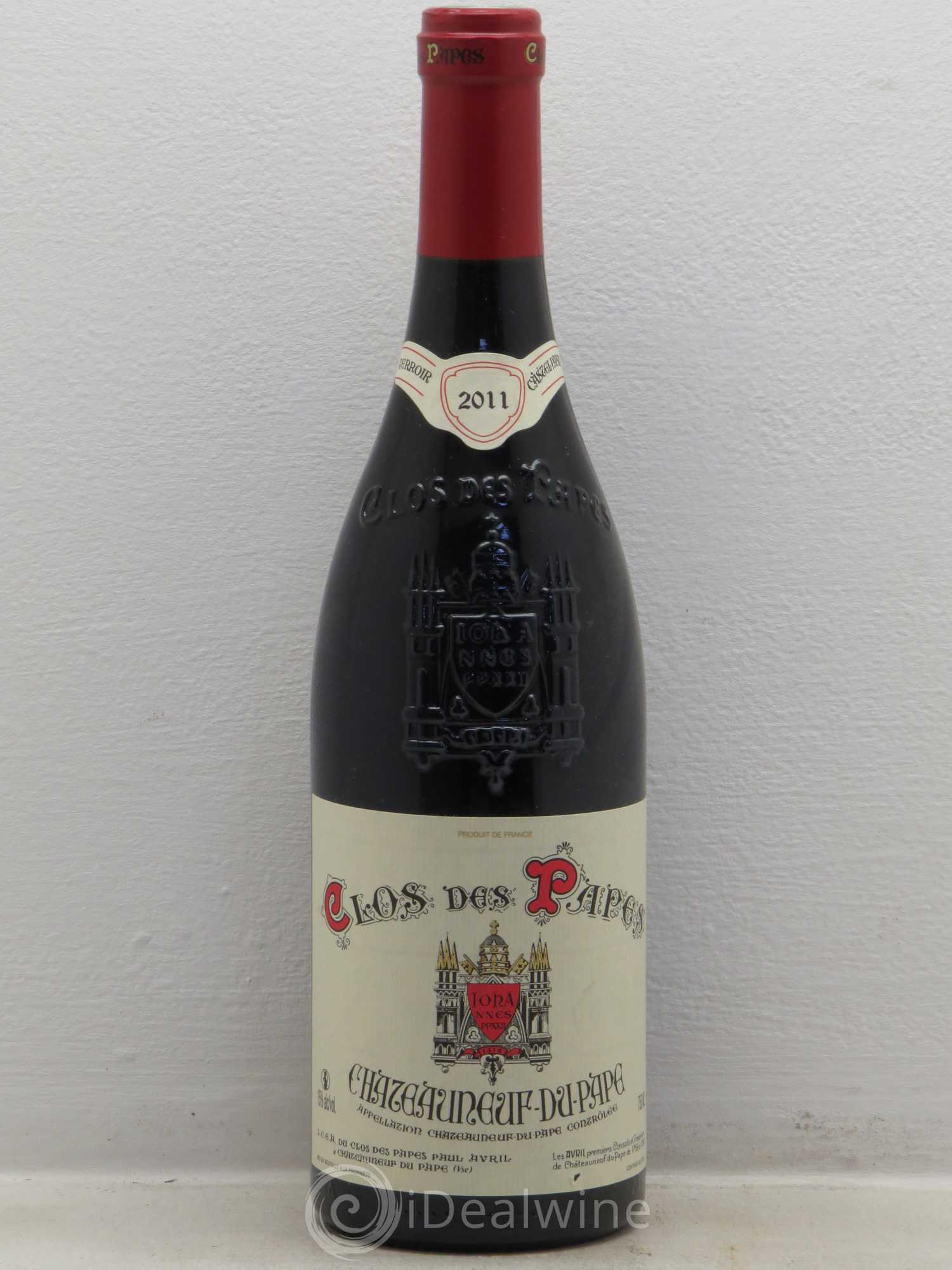 Châteauneuf-du-Pape Clos des Papes - Paul Avril 2011 - Lot de 1 bouteille - 0