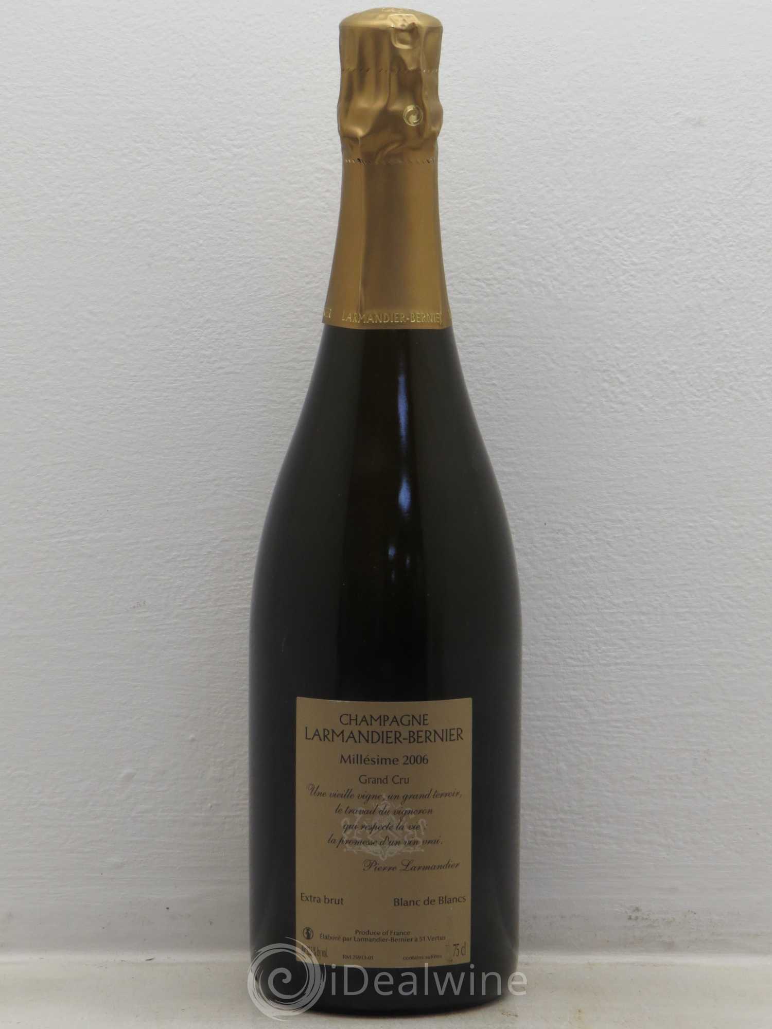 Champagne Lamrandier-Bernier Vieilles Vignes du Levant 2006 - Posten von 1 Flasche - 1