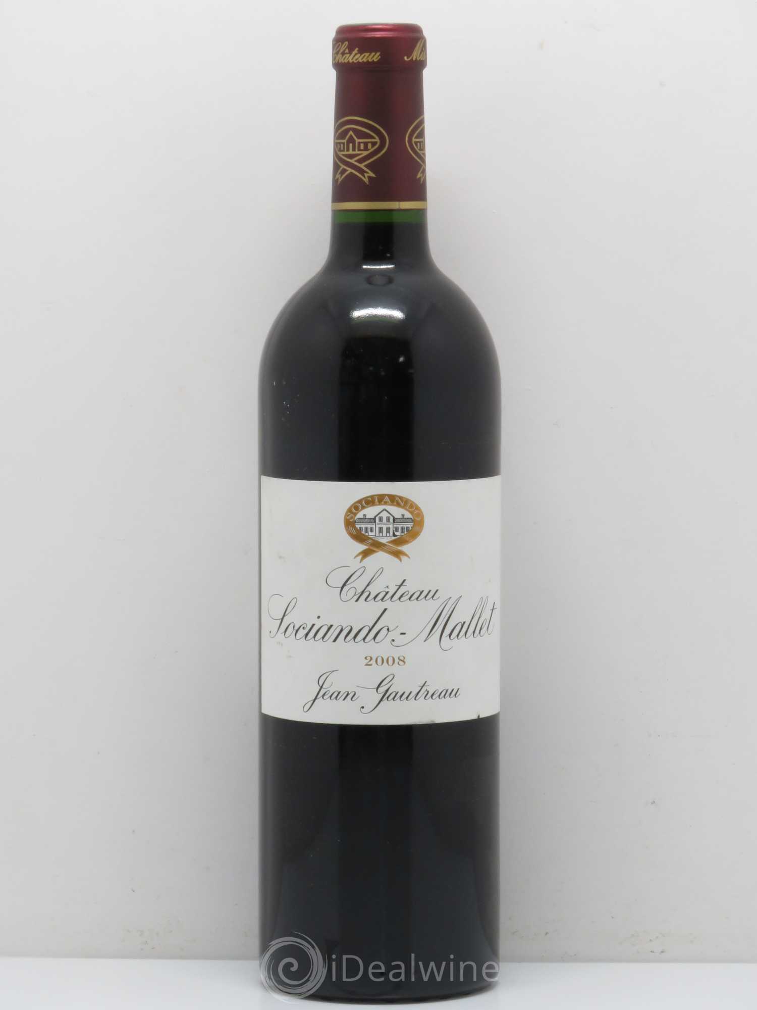 Château Sociando Mallet 2008 - Lot de 1 bouteille - 0