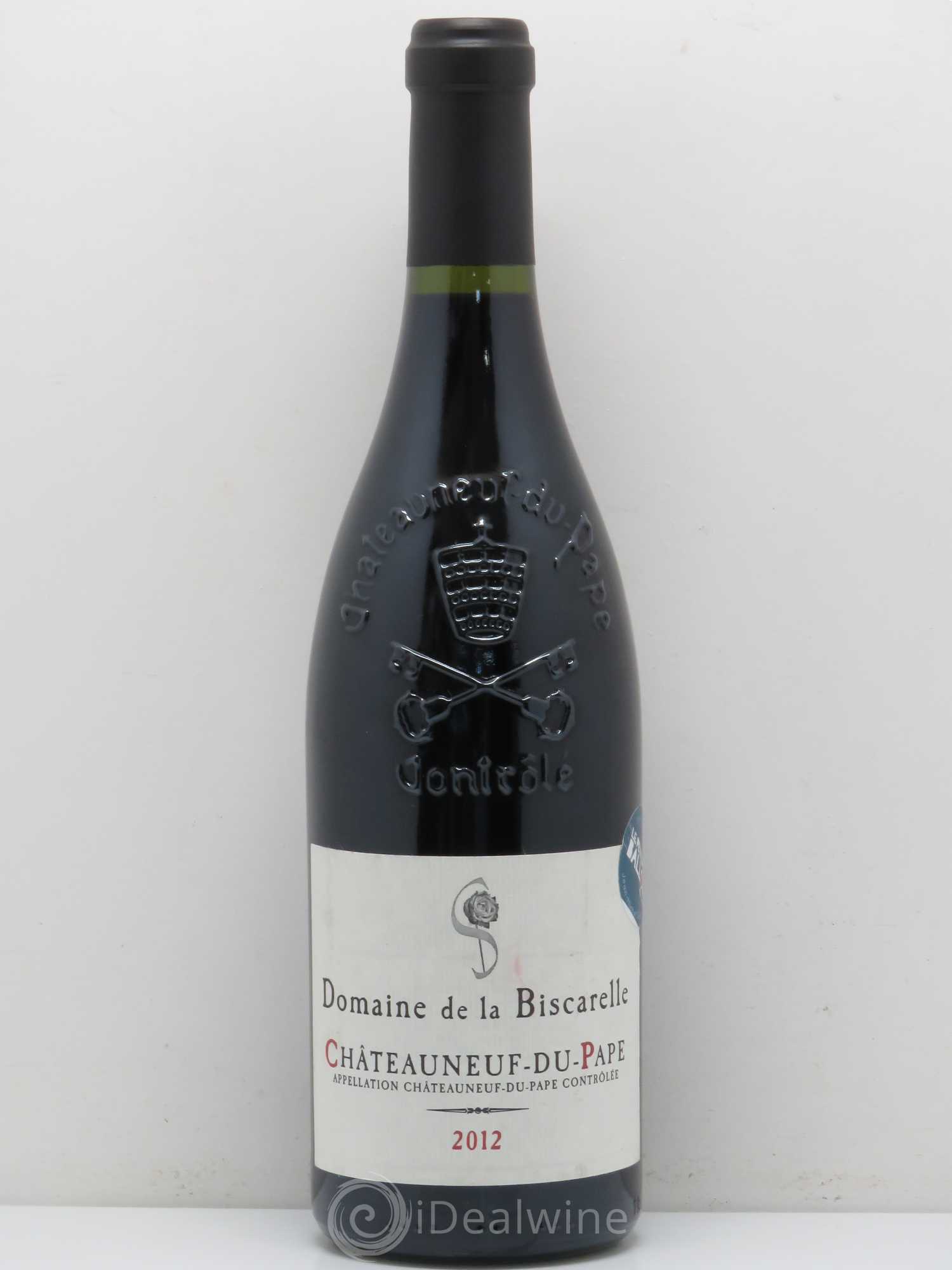 Châteauneuf-du-Pape Domaine de la Biscarelle (sans prix de réserve) 2012 - Posten von 1 Flasche - 0