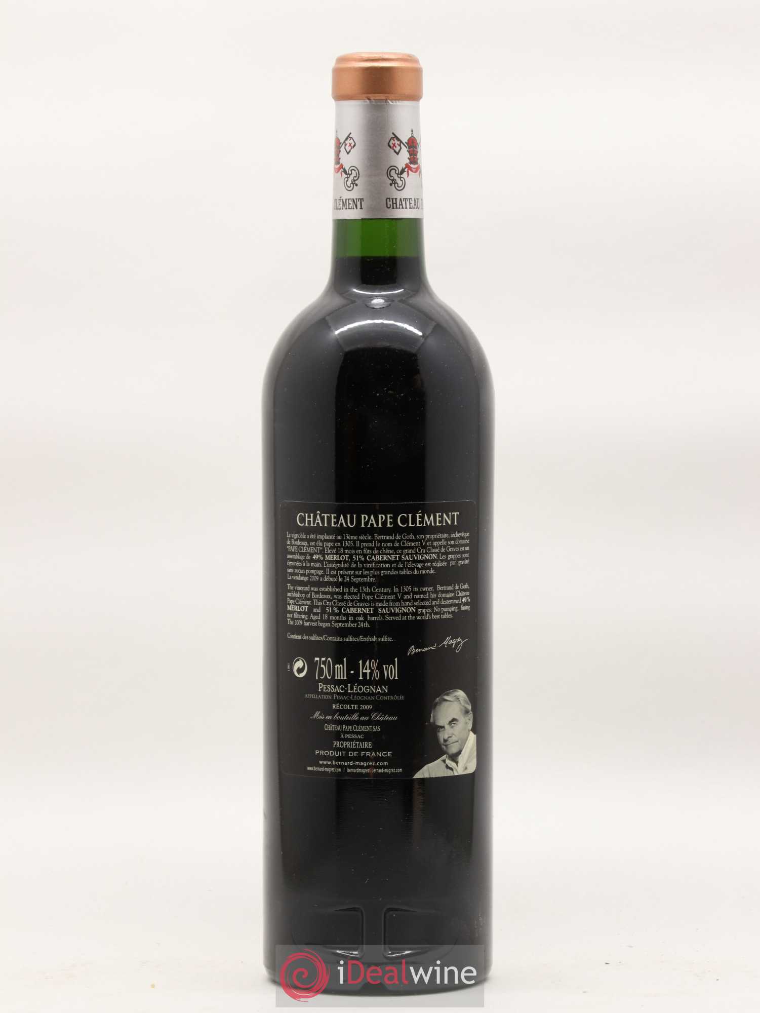 Château Pape Clément Cru Classé de Graves 2009 - Lot de 1 bouteille - 1