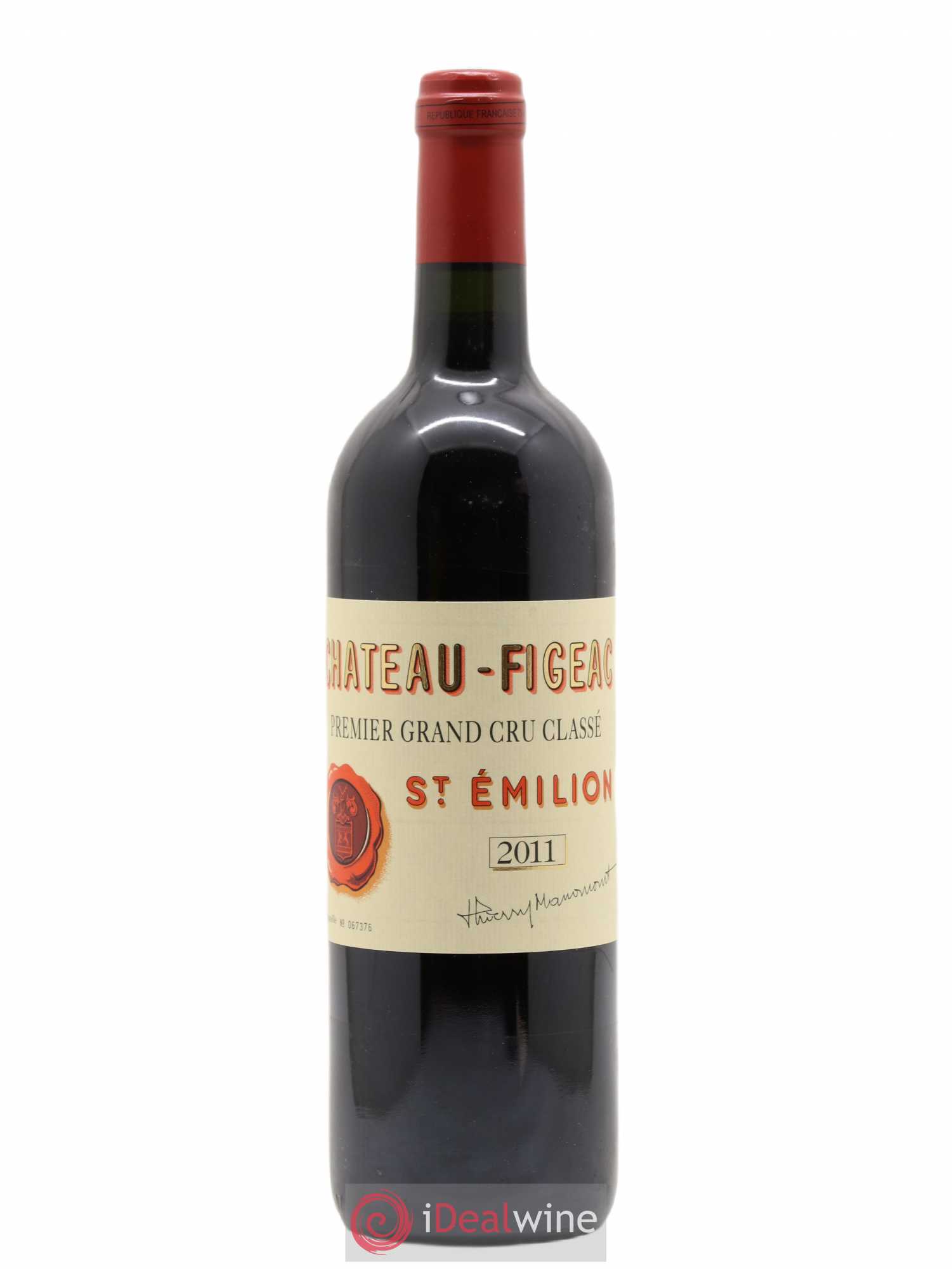 Château Figeac 1er Grand Cru Classé A 2011 - Lot de 1 bouteille - 0