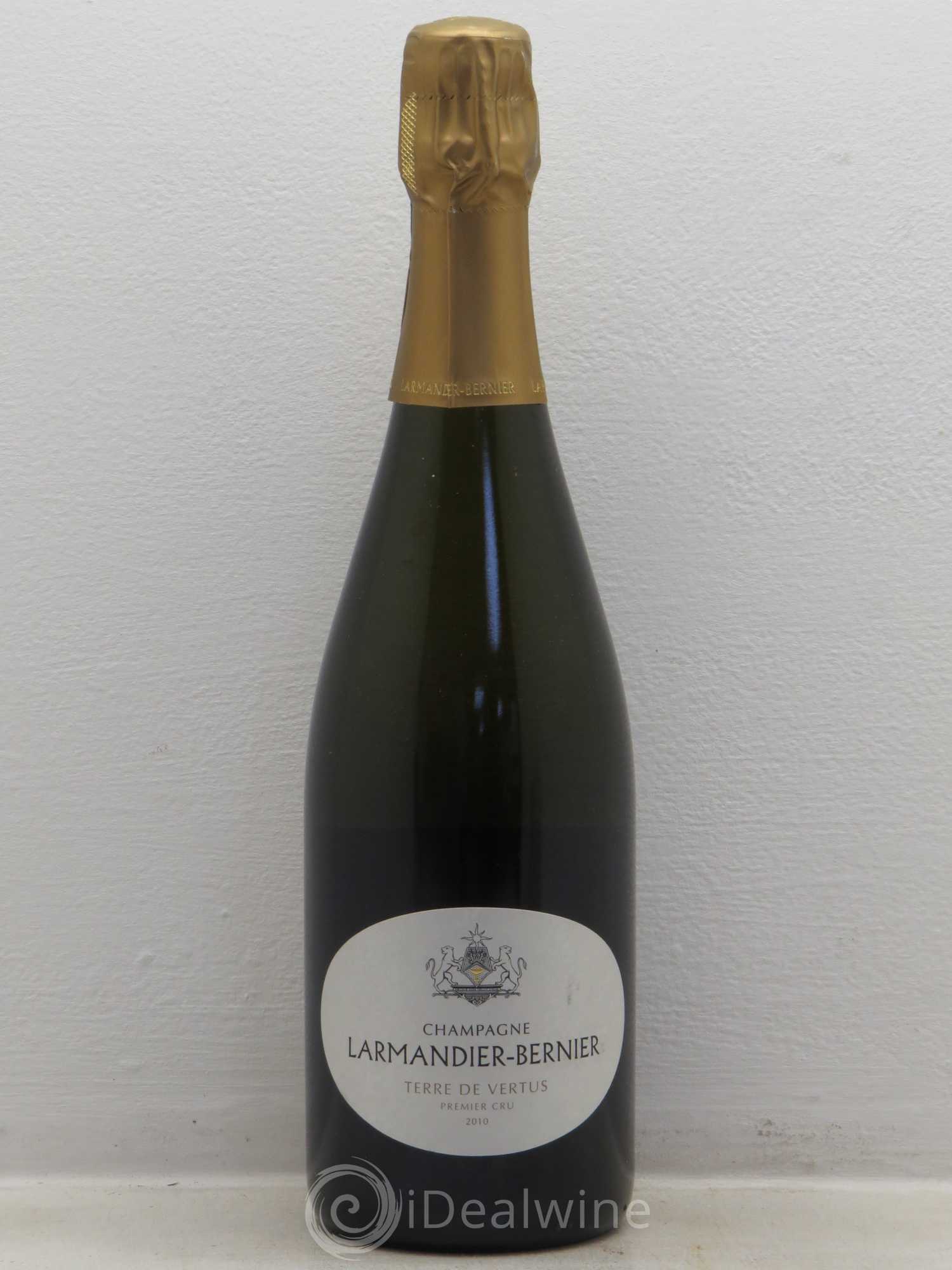 Terre de Vertus 1er Cru Non dosé Larmandier-Bernier 2010 - Lot de 1 bouteille - 0