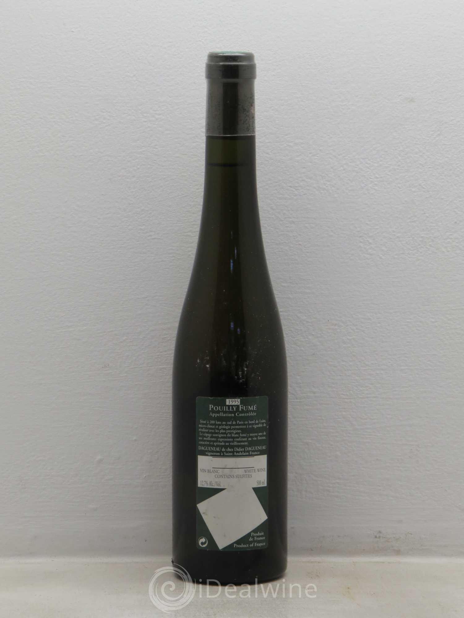 Vin de France (anciennement Pouilly-Fumé) Silex Dagueneau (Domaine Didier - Louis-Benjamin) 1995 - Lot de 1 bouteille - 1