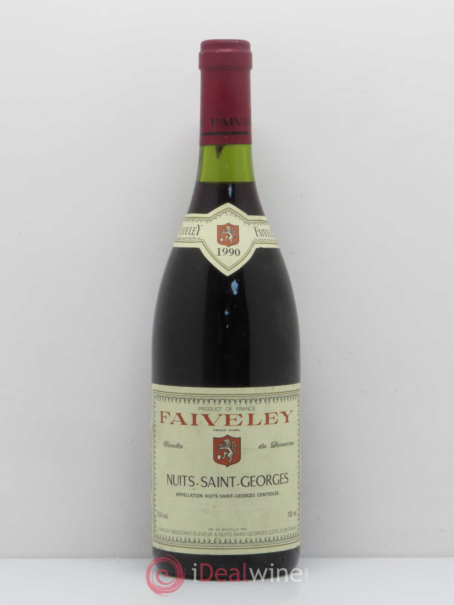 Nuits-Saint-Georges Domaine Faiveley 1990 - Lot de 1 bouteille - 0