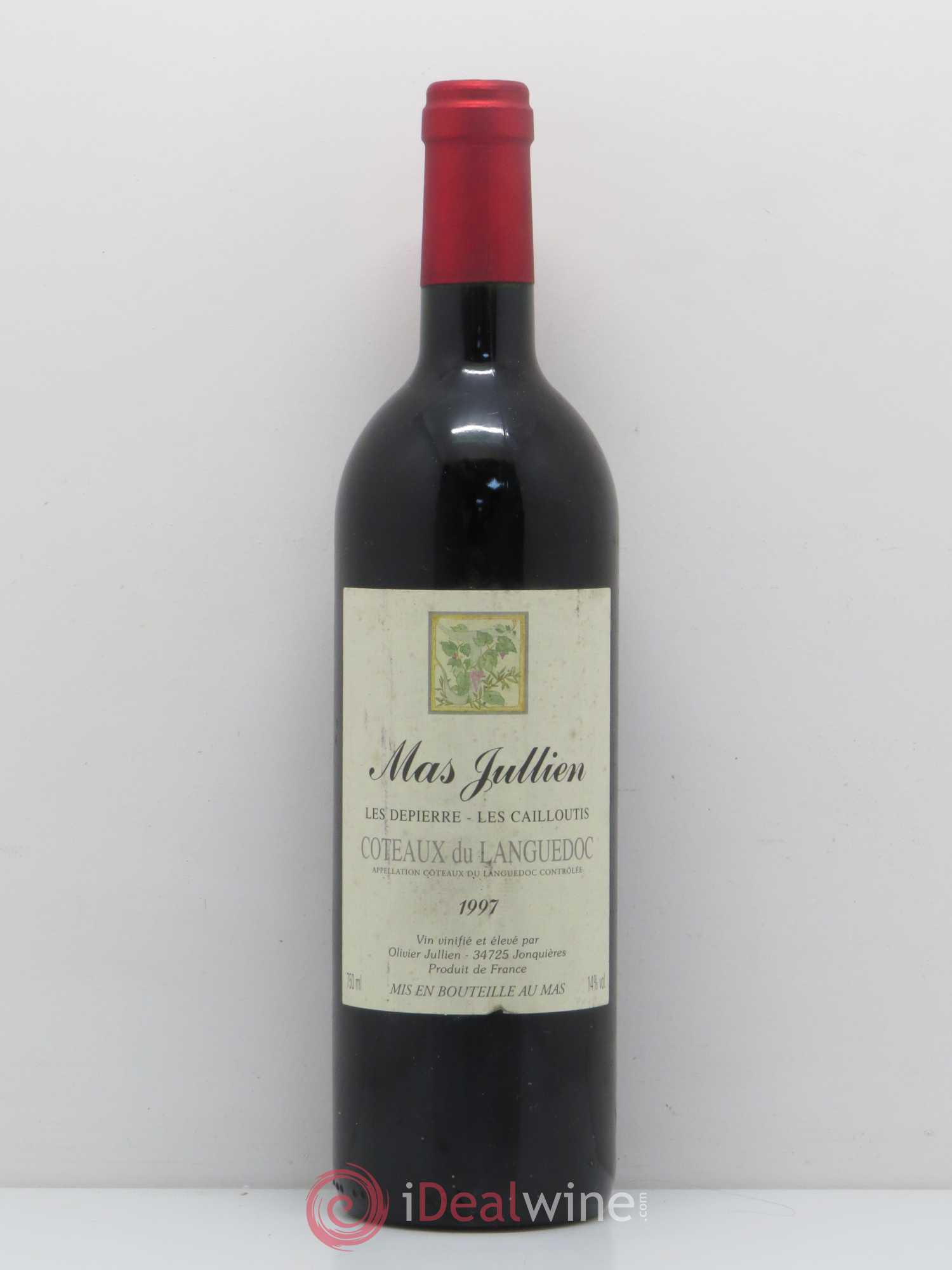Coteaux du Languedoc Les Depierre Les Cailloutis Mas Julien 1997 - Posten von 1 Flasche - 0