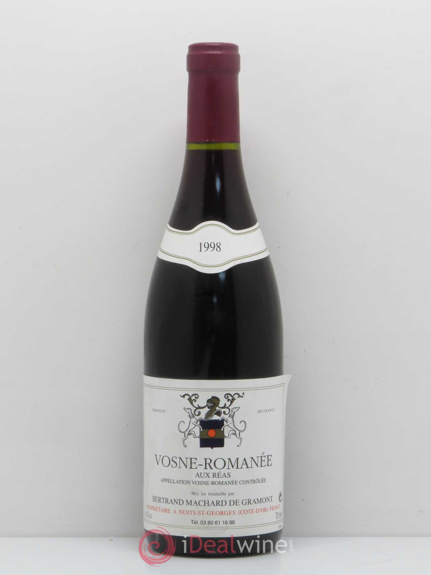 Vosne-Romanée Aux Réas Machard De Gramont 1998 - Posten von 1 Flasche - 0
