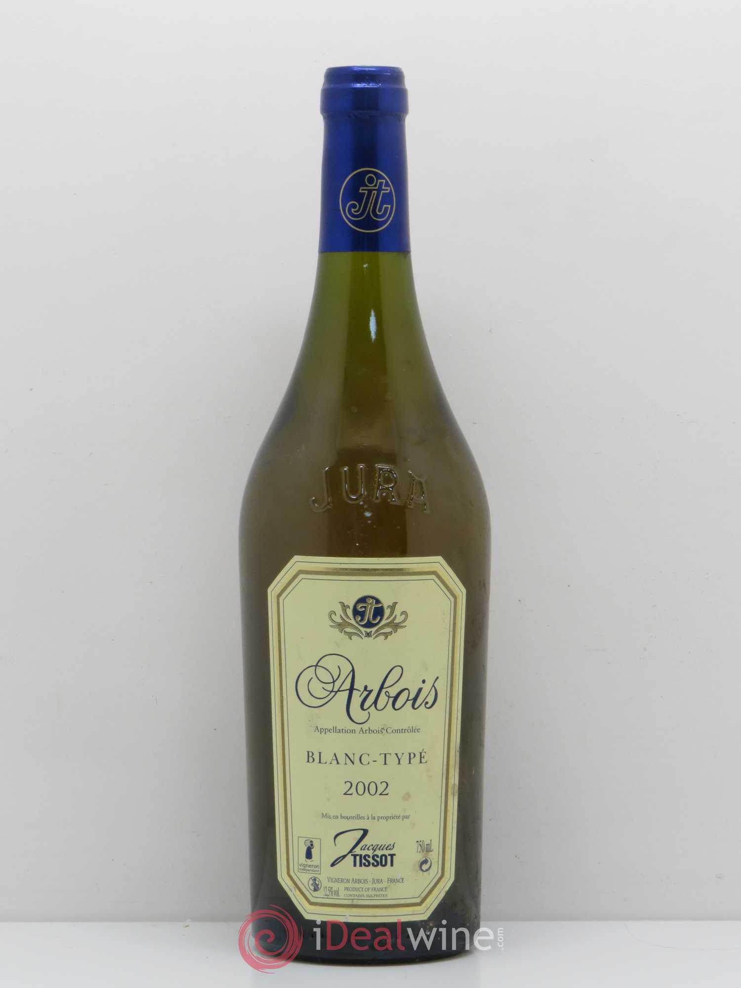 Arbois Blanc Typé Jacques Tissot 2002 - Posten von 1 Flasche - 0