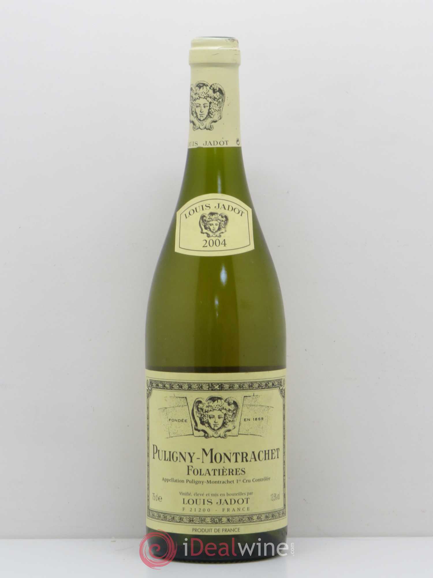 Puligny-Montrachet 1er Cru Les Folatières Domaine Louis Jadot 2004 - Lot de 1 bouteille - 0