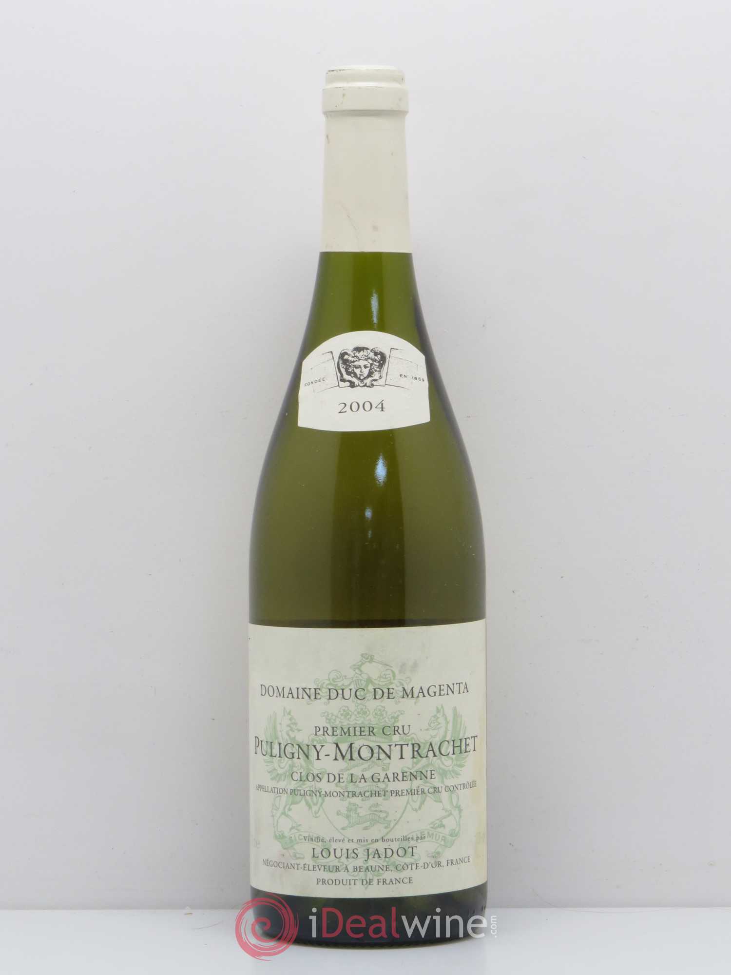 Puligny-Montrachet 1er Cru La Garenne - Domaine Duc de Magenta Maison Louis Jadot 2004 - Lot de 1 bouteille - 0