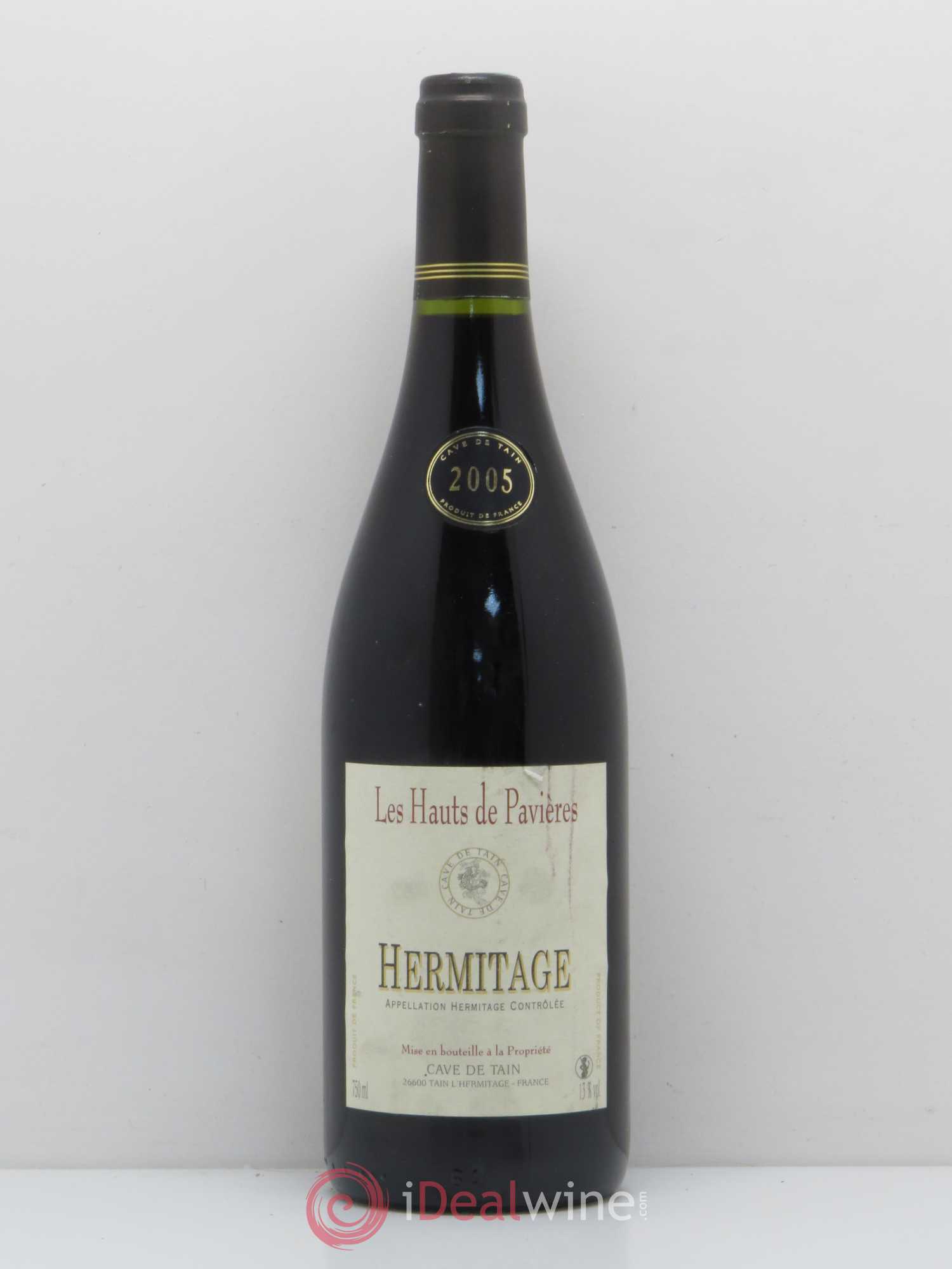 Hermitage Les Hauts De Paviere Cave De Tain 2005 - Posten von 1 Flasche - 0