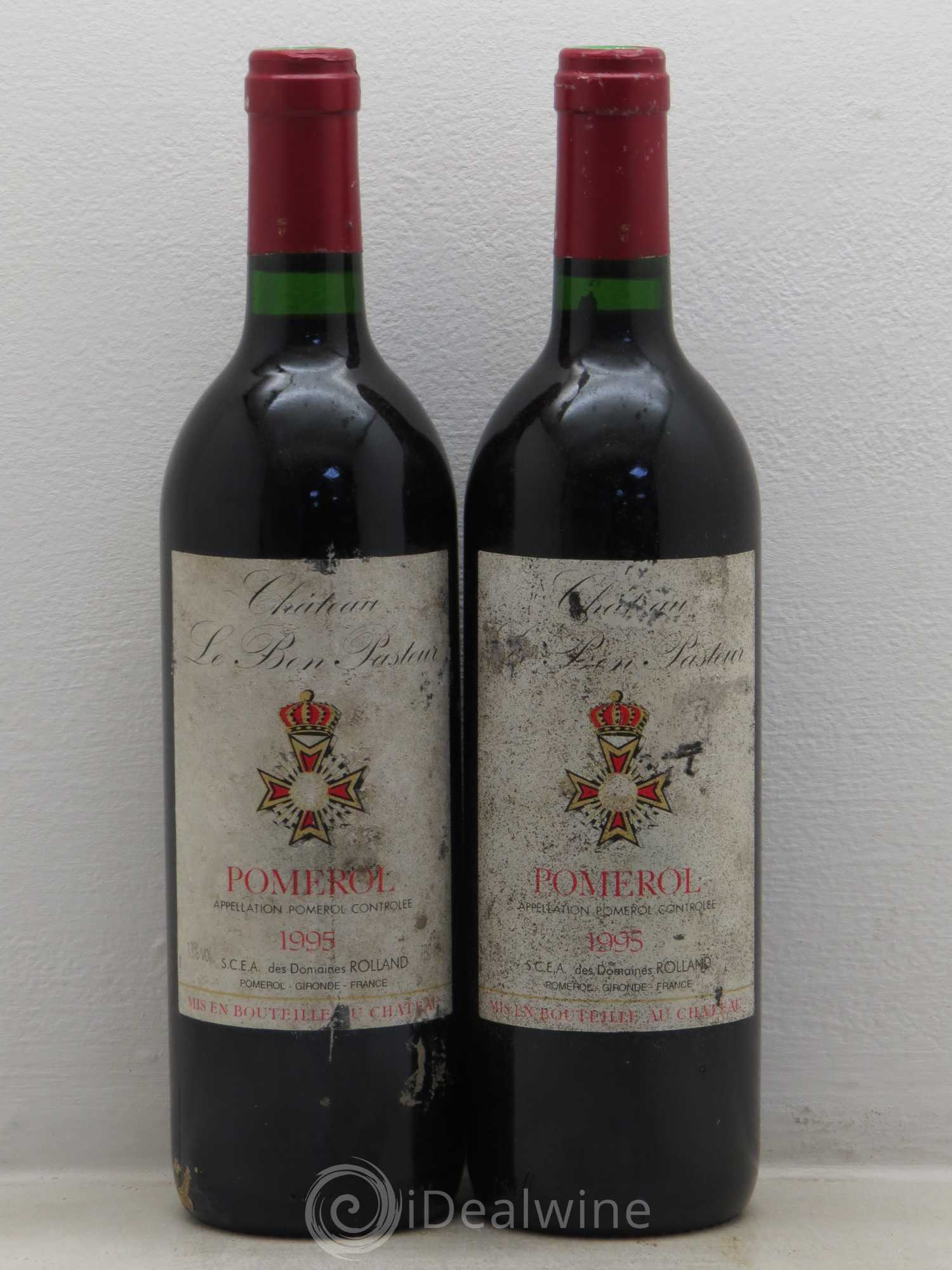 Château le Bon Pasteur 1995 - Lot de 2 bouteilles - 0