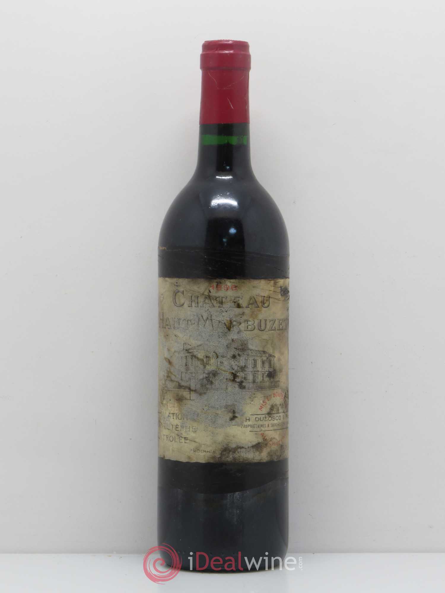Château Haut Marbuzet 1996 - Lot de 1 bouteille - 0