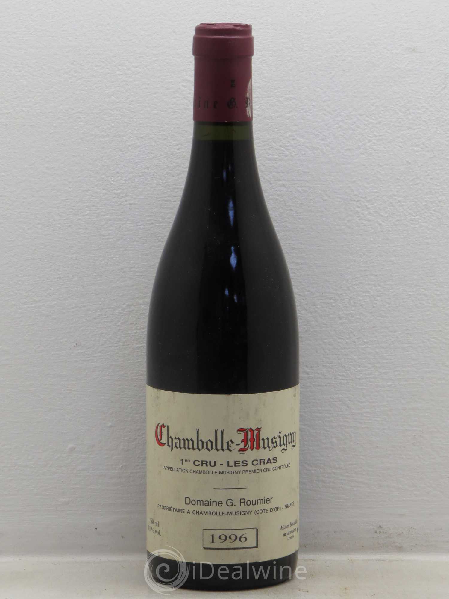 Chambolle-Musigny 1er Cru Les Cras Georges Roumier (Domaine) 1996 - Lot de 1 bouteille - 0