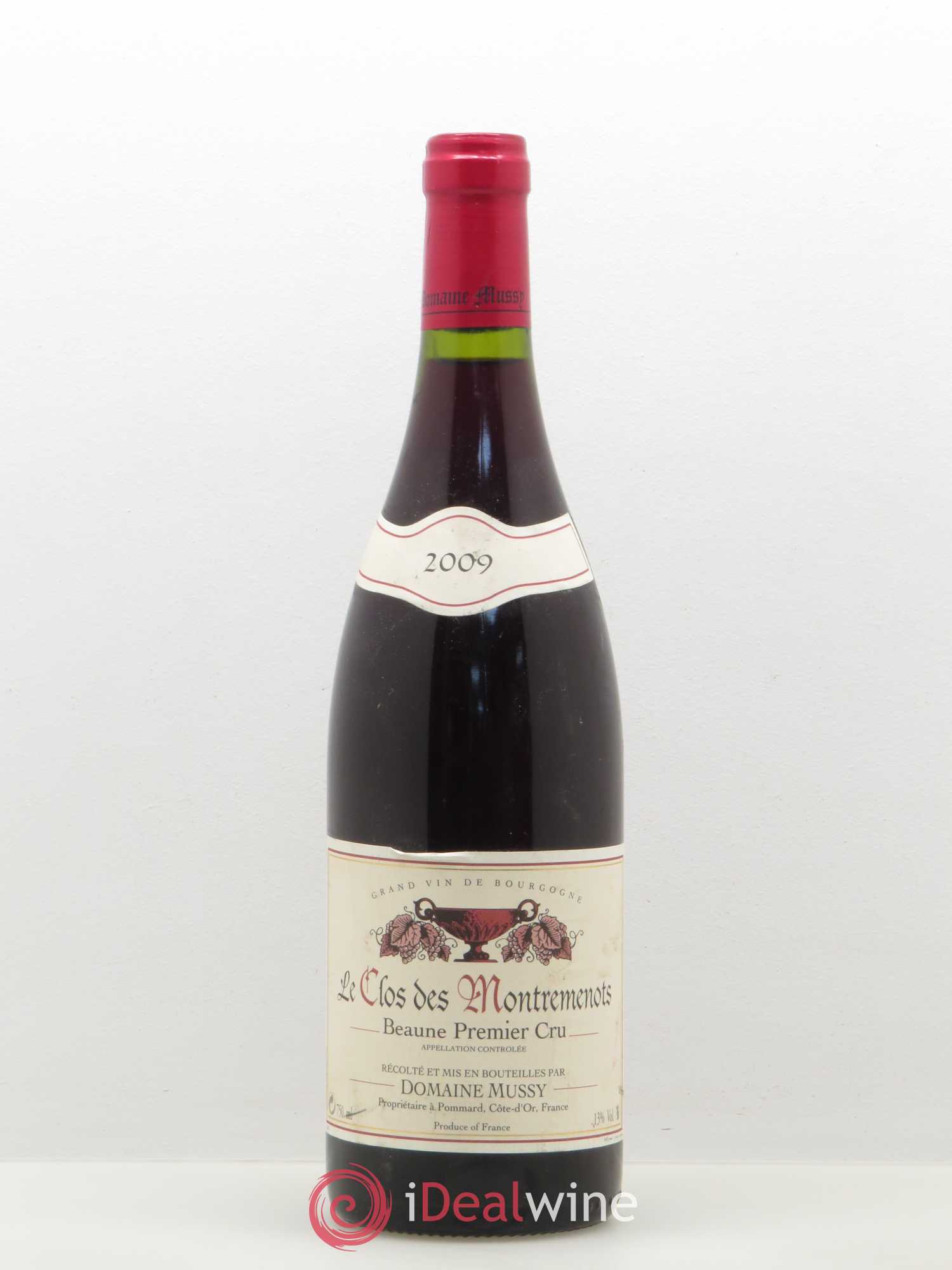 Beaune 1er Cru Clos des Montremenots Mussy 2009 - Posten von 1 Flasche - 0