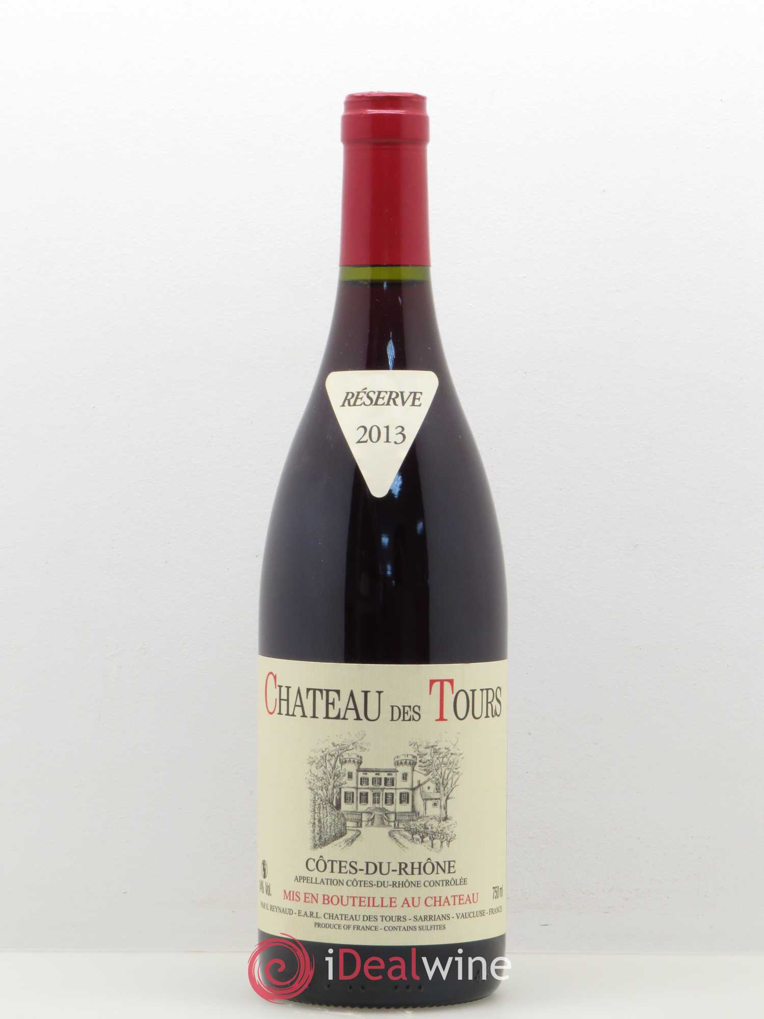 Côtes-du-Rhône Château des Tours Emmanuel Reynaud 2013 - Lot de 1 bouteille - 0