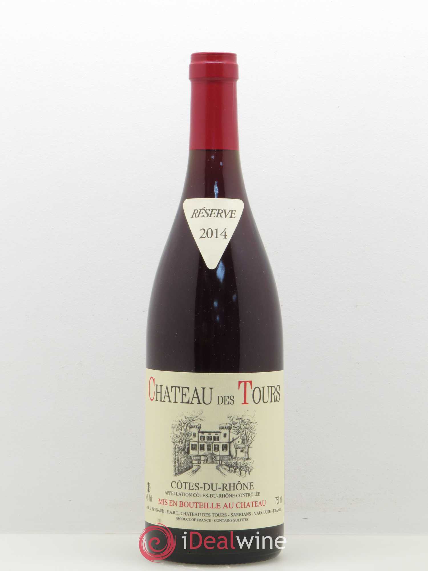 Côtes-du-Rhône Château des Tours Emmanuel Reynaud 2014 - Lot de 1 bouteille - 0