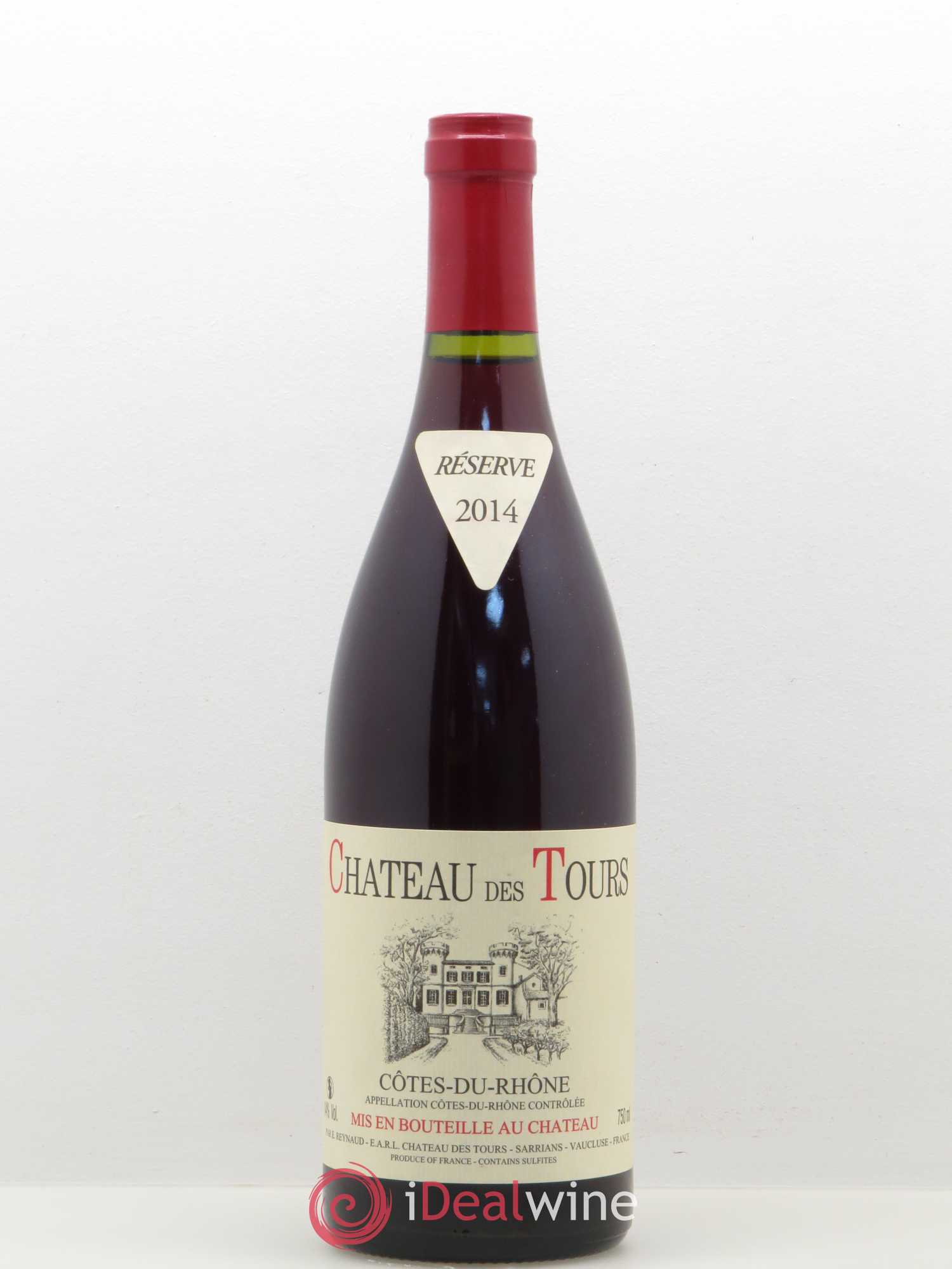 Côtes-du-Rhône Château des Tours Emmanuel Reynaud 2014 - Lot de 1 bouteille - 0
