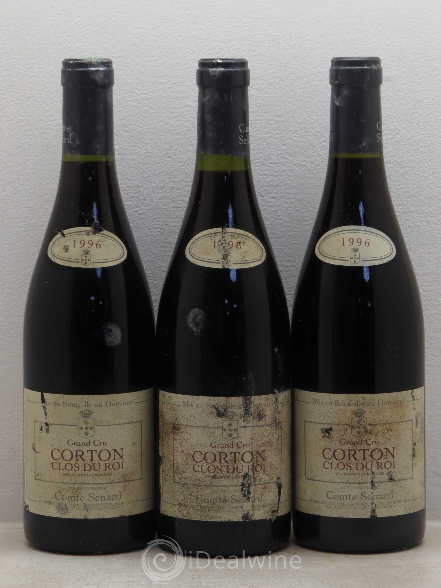 Corton Grand Cru 1996 - Lot de 3 bouteilles - 0