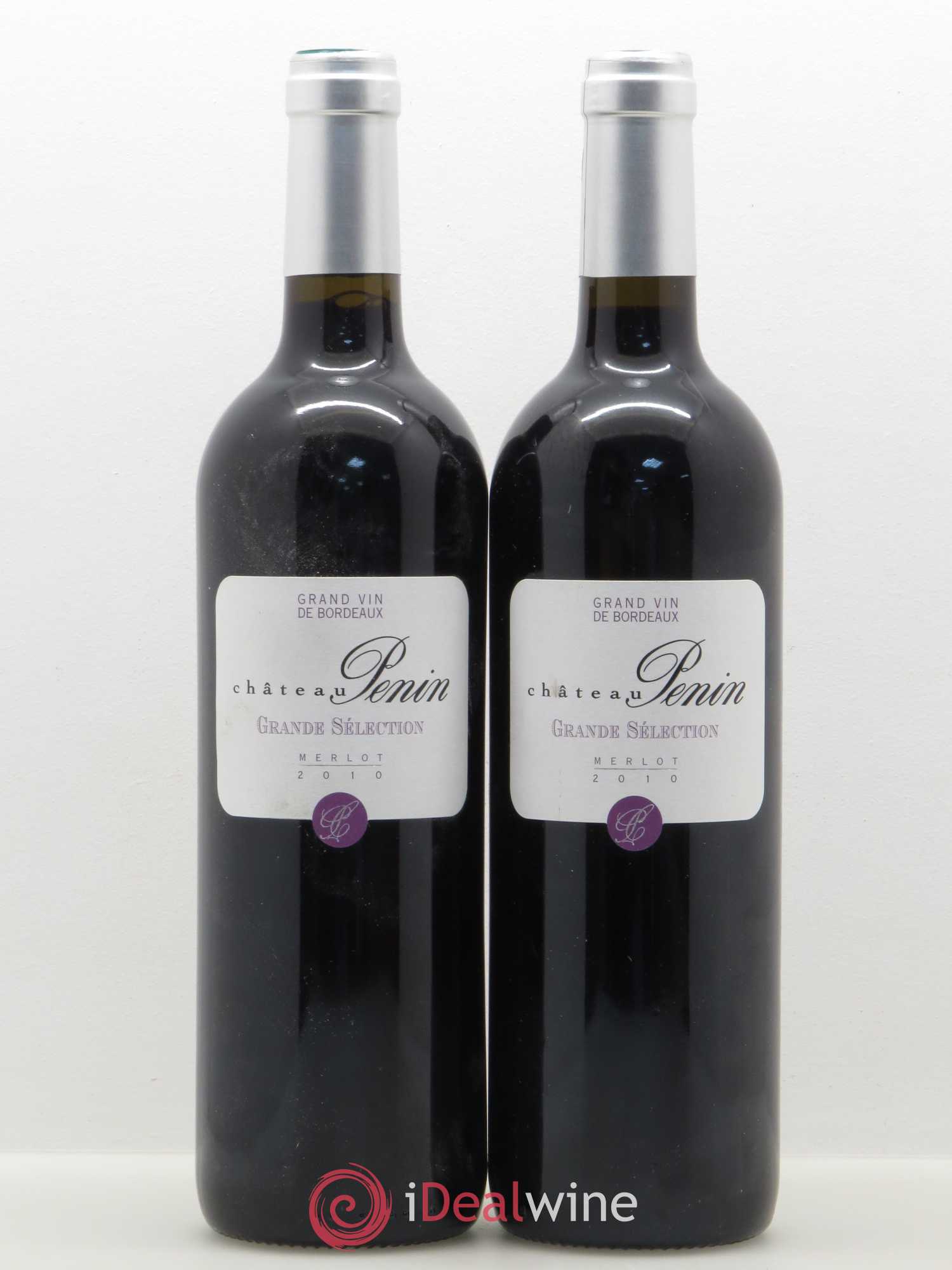 Bordeaux Château Penin grande sélection (sans prix de réserve) 2010 - Posten von 2 Flaschen - 0