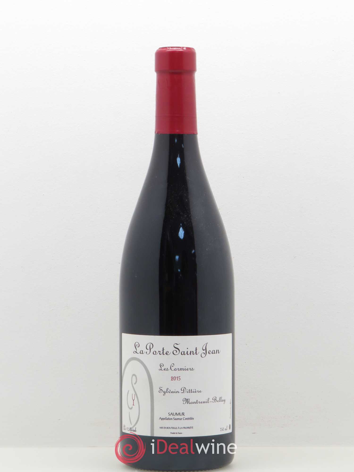 Saumur-Champigny Les Cormiers Domaine de La Porte Saint Jean 2015 - Posten von 1 Flasche - 0