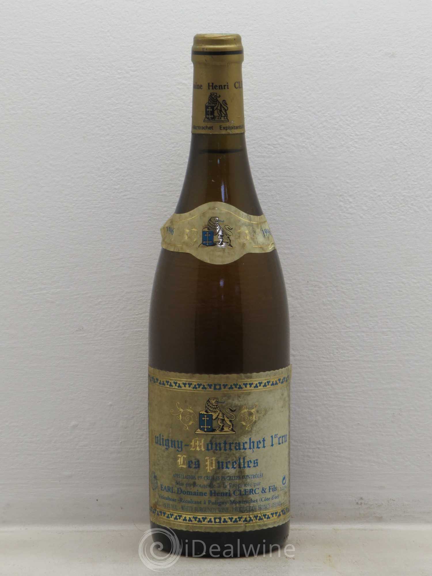 Puligny-Montrachet 1er Cru 1996 - Lot de 1 bouteille - 0