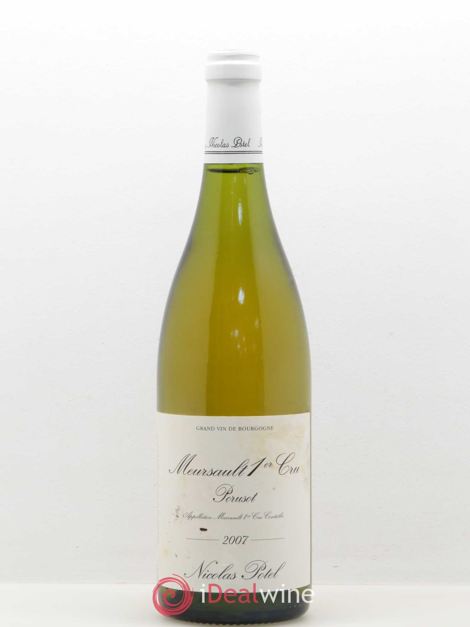 Meursault 1er Cru Porusot Domaine Nicolas Potel 2007 - Posten von 1 Flasche - 0