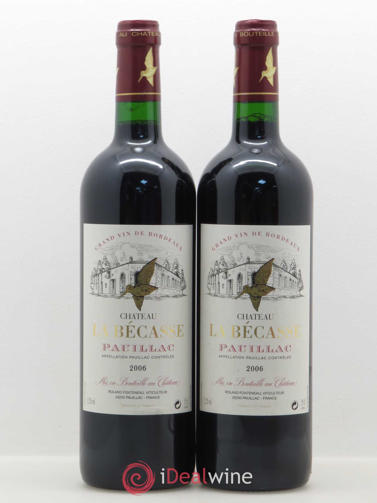 Château la Bécasse 2006 - Lot de 2 bouteilles - 0