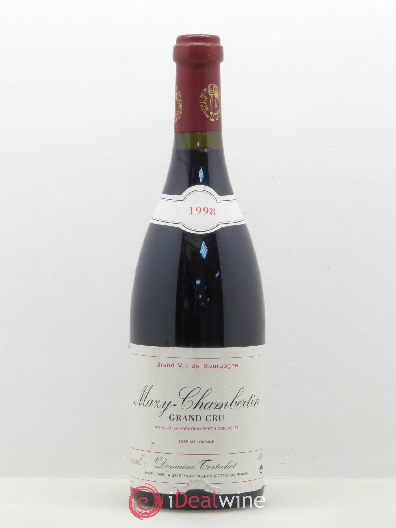 Mazis-Chambertin Grand Cru Domaine Tortochot 1998 - Posten von 1 Flasche - 0