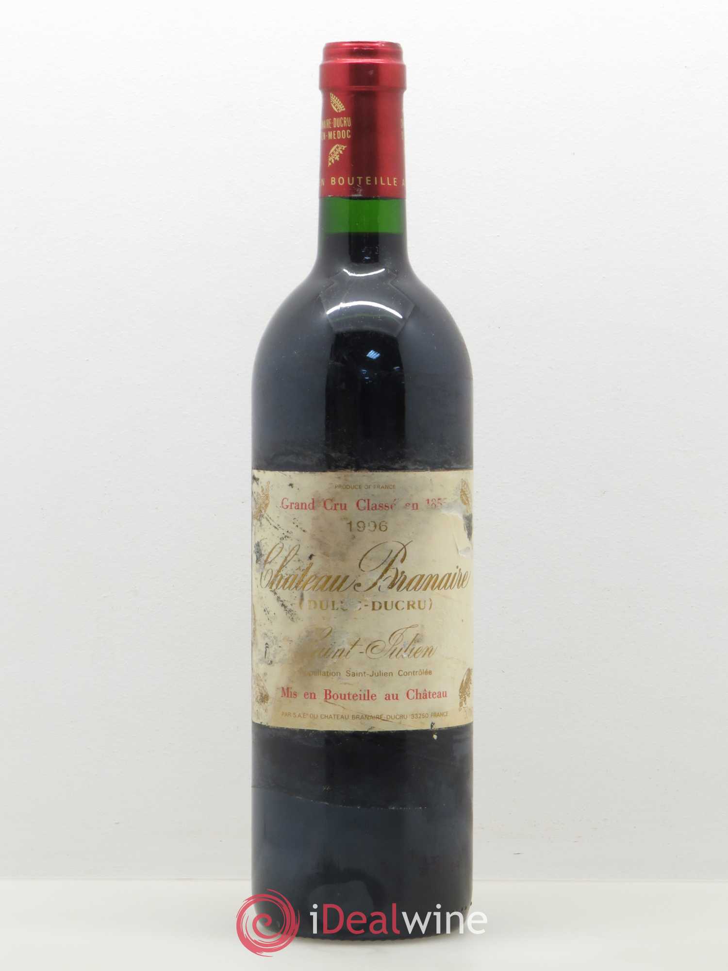 Château Branaire Ducru 4ème Grand Cru Classé 1996 - Lot de 1 bouteille - 0