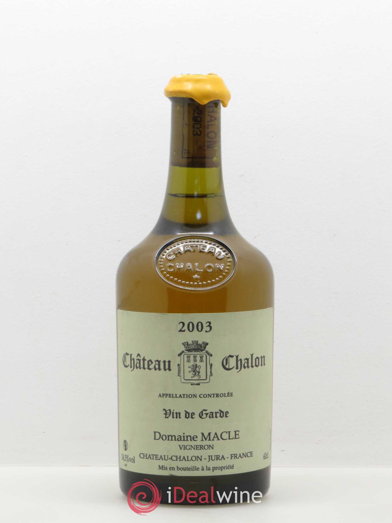 Château-Chalon Jean Macle 2003 - Lot de 1 bouteille - 0