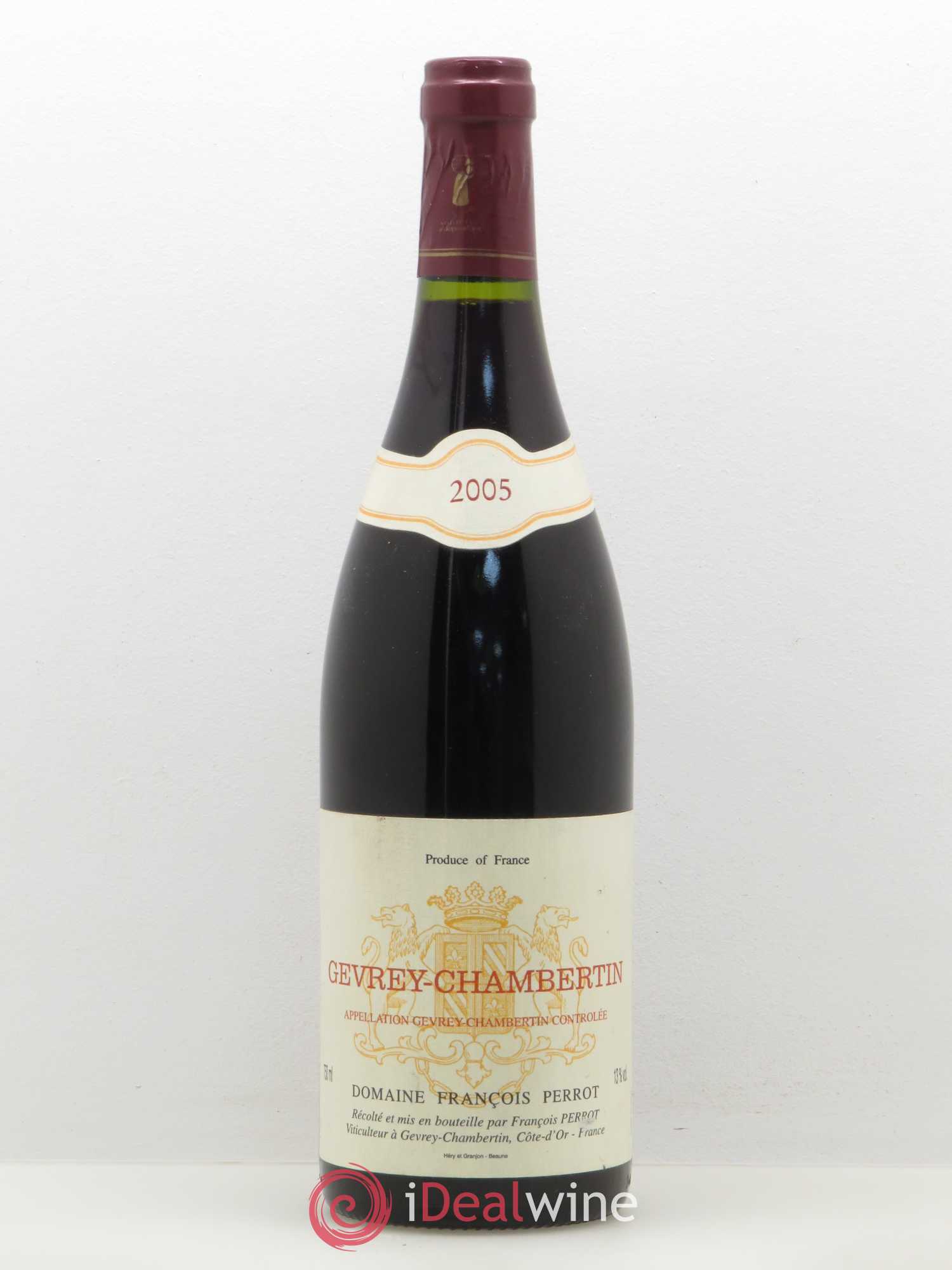Gevrey-Chambertin François Perrot 2005 - Lot de 1 bouteille - 0