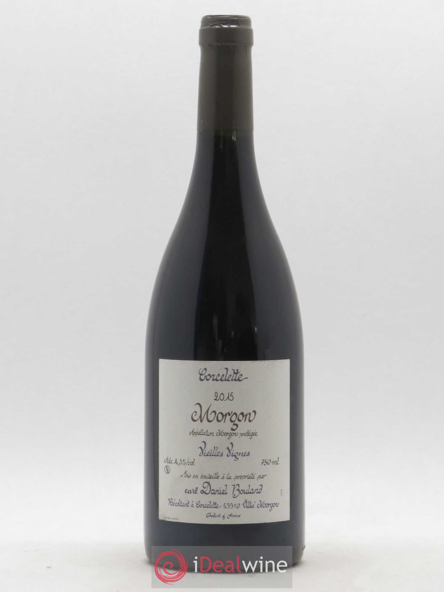 Morgon Corcelette Vieilles Vignes Daniel Bouland (Domaine) 2015 - Lot de 1 bouteille - 0