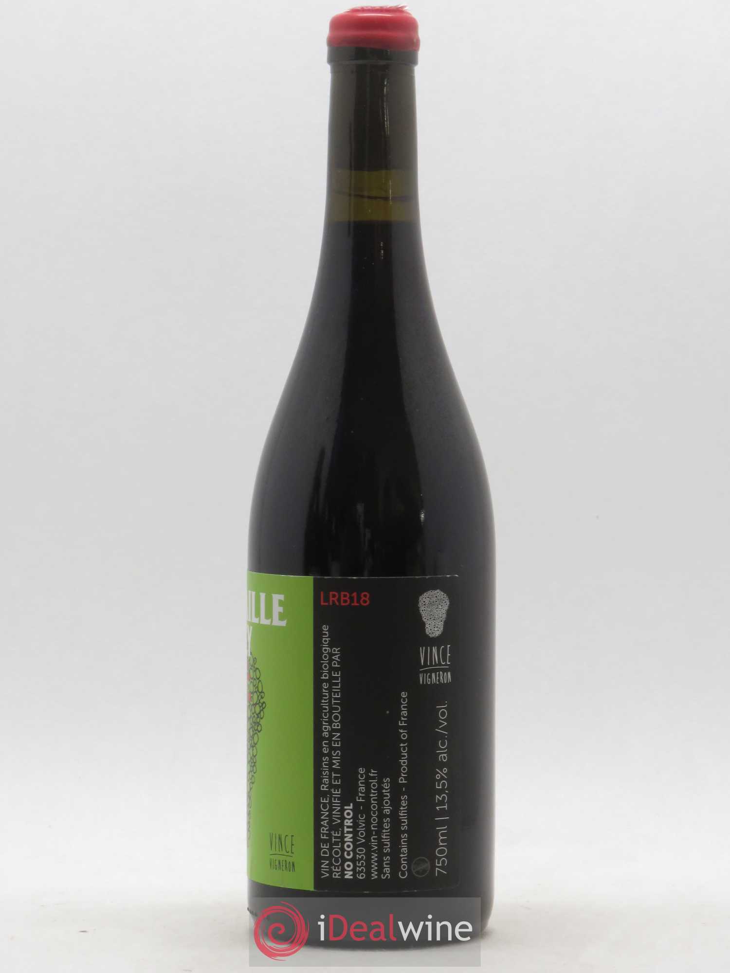 Vin de France Rockaille Billy No Control Vincent Marie 2018 - Lot de 1 bouteille - 1