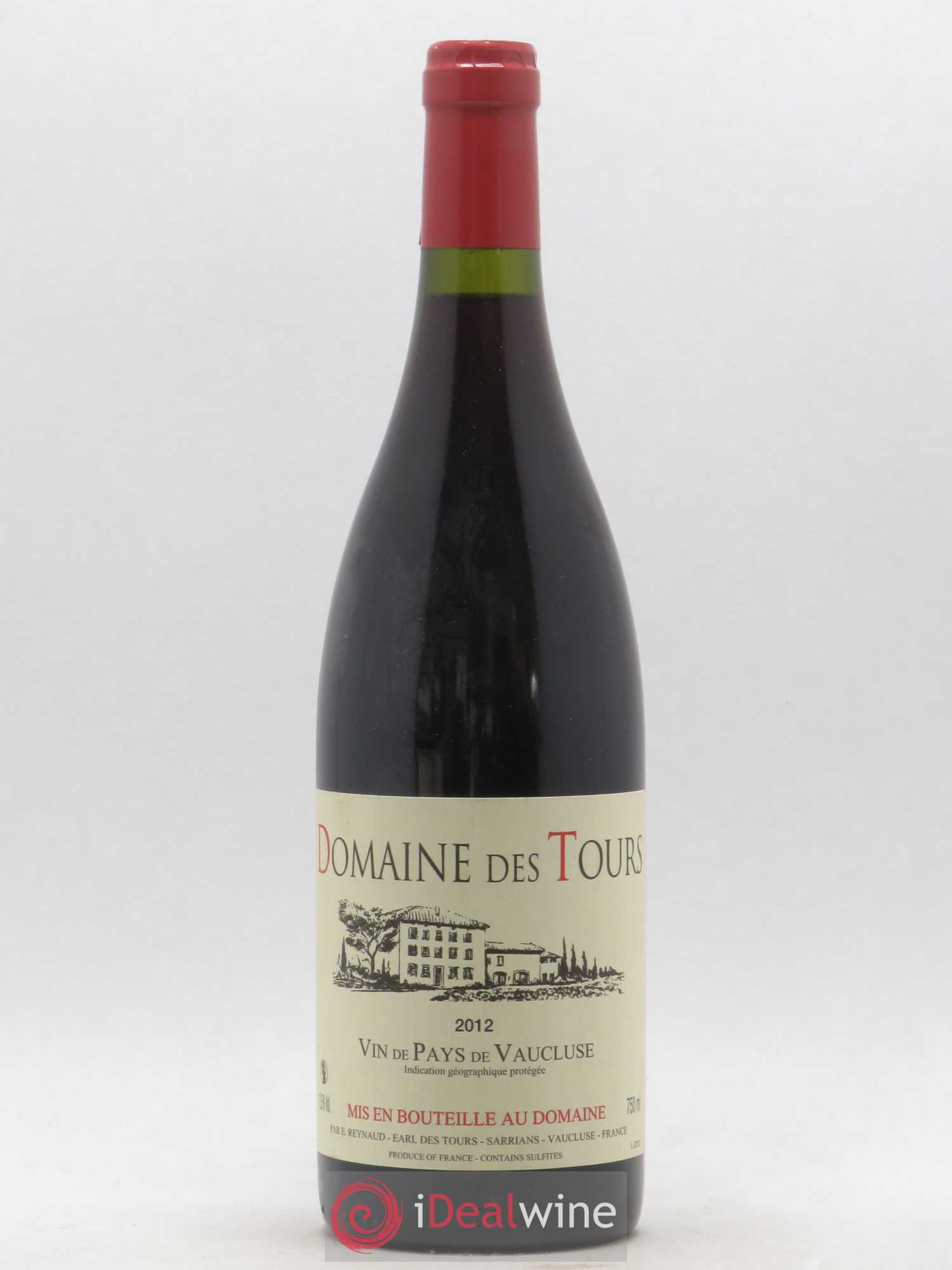 Vaucluse (Vin de Pays de Vaucluse) Domaine des Tours Emmanuel Reynaud 2012 - Posten von 1 Flasche - 0