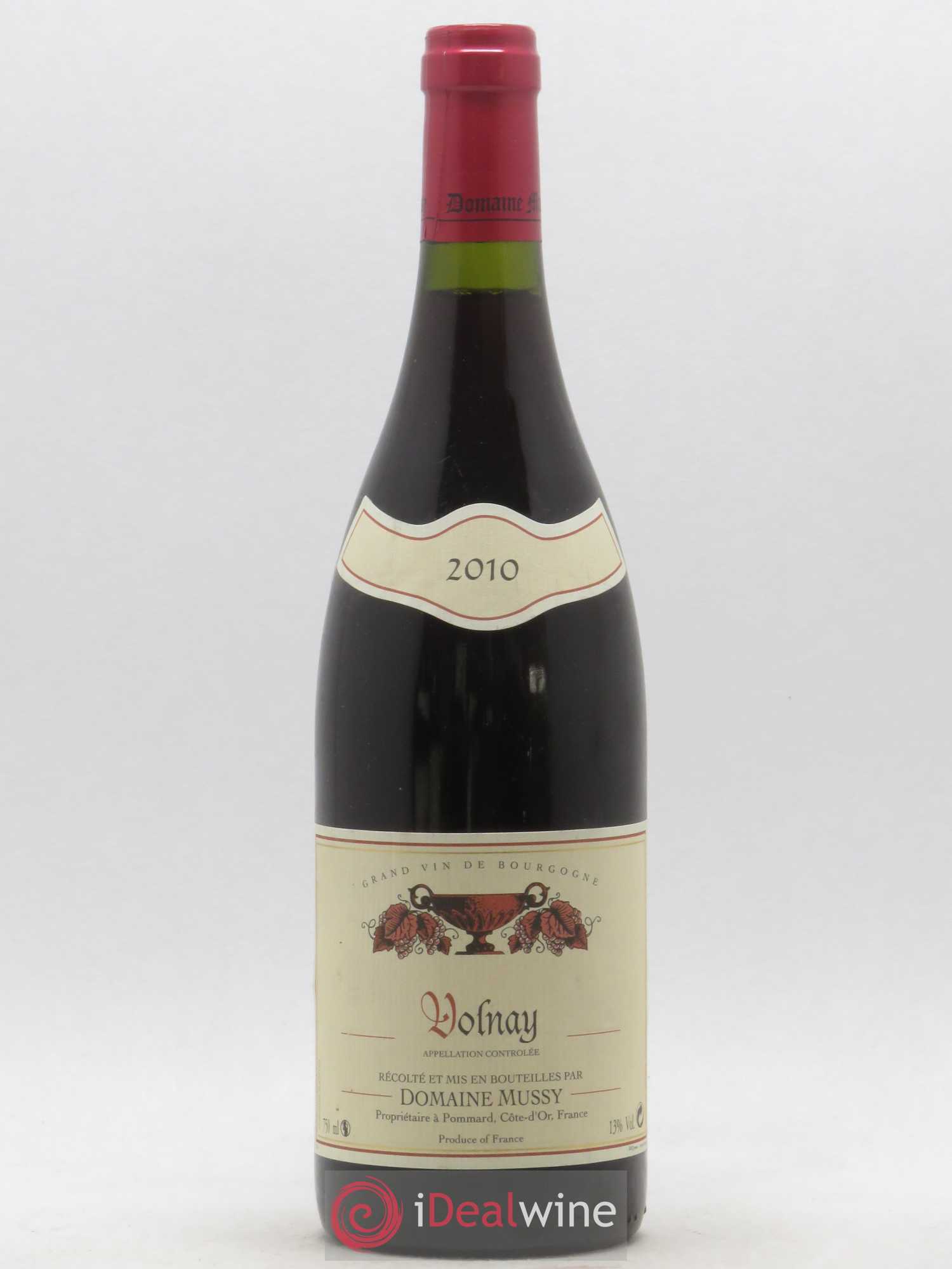 Volnay Domaine Mussy 2010 - Posten von 1 Flasche - 0