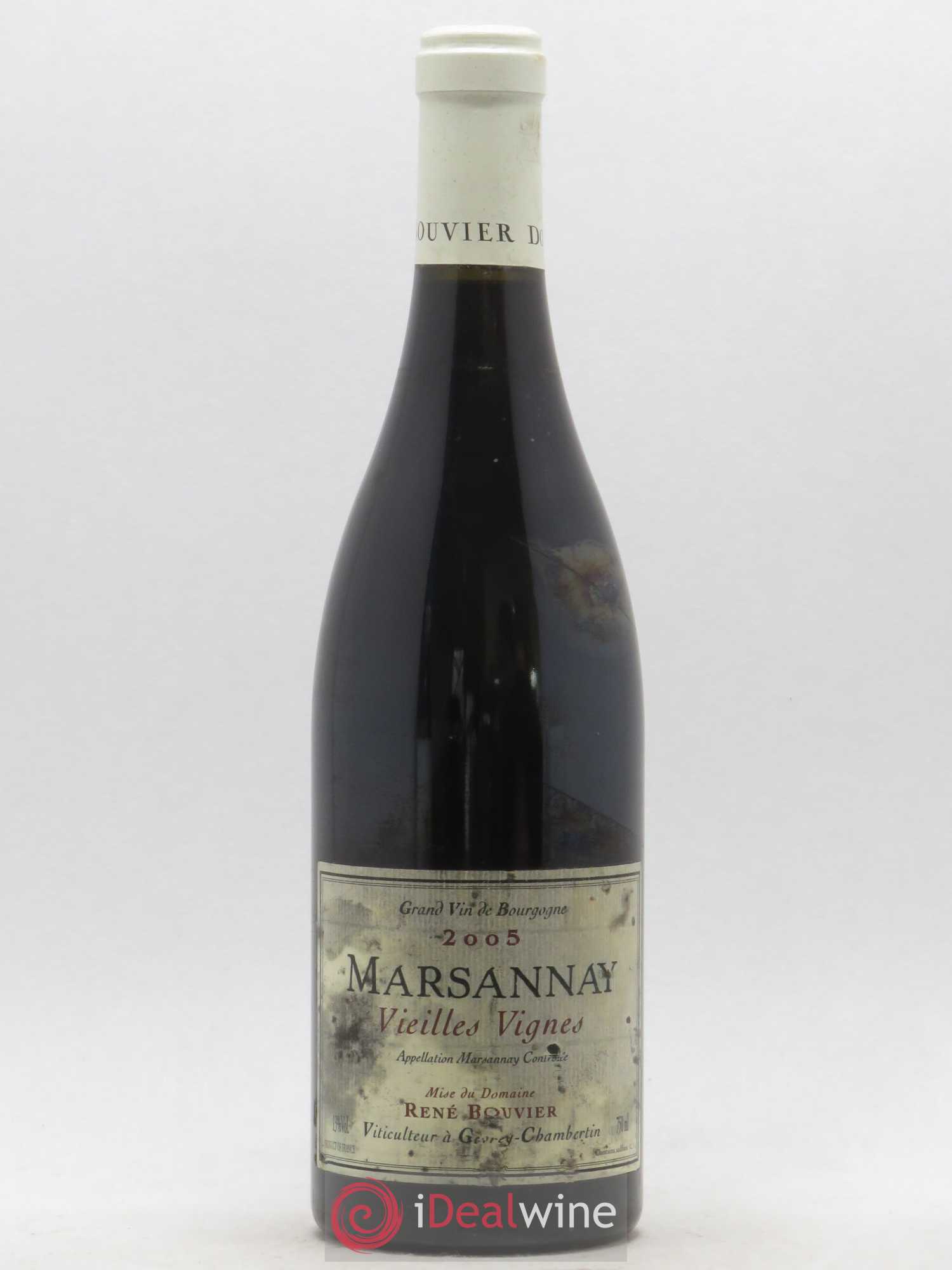 Marsannay Vieilles Vignes René Bouvier 2005 - Lot de 1 bouteille - 0