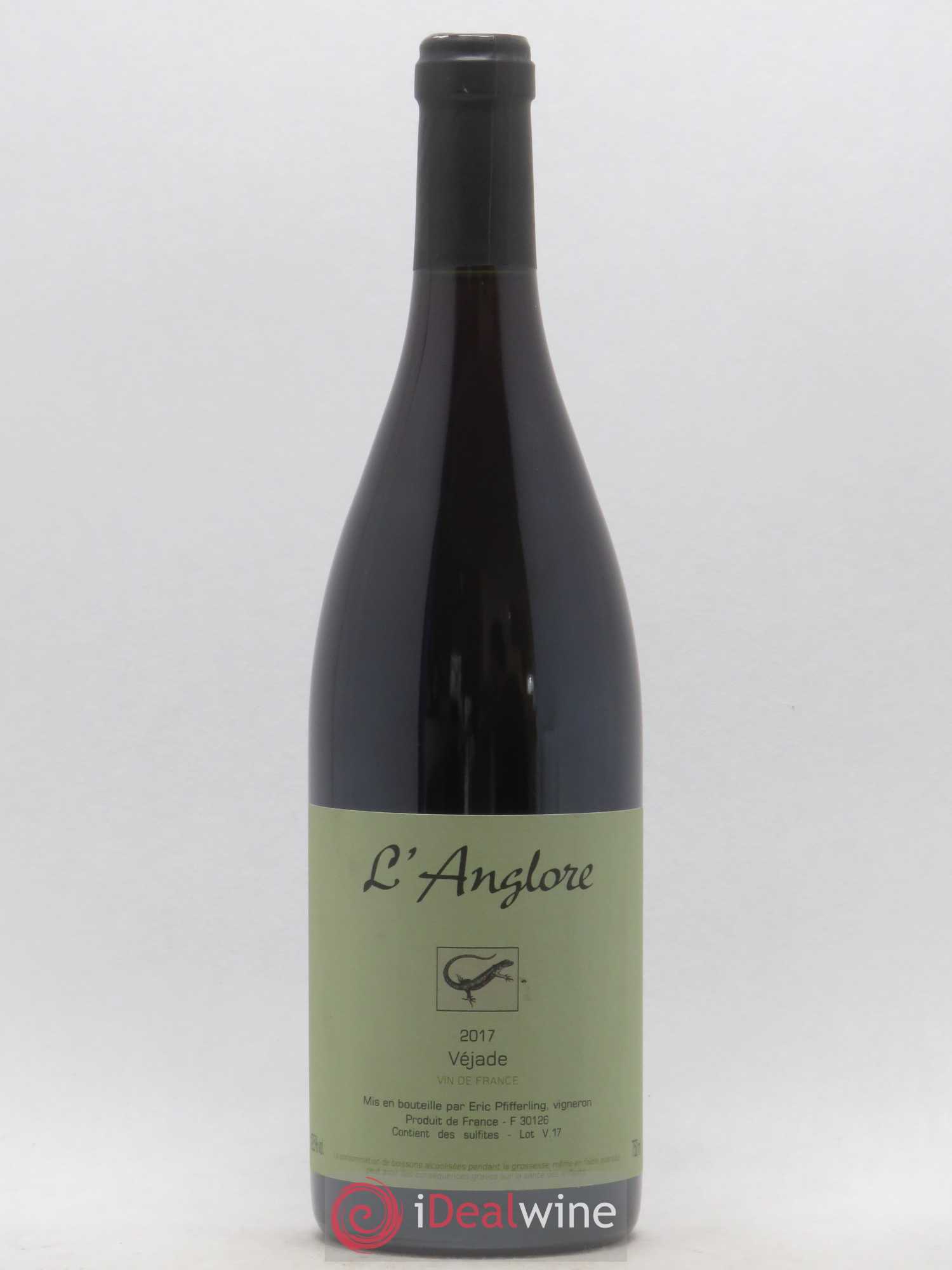 Vin de France Véjade L'Anglore 2017 - Lot de 1 bouteille - 0