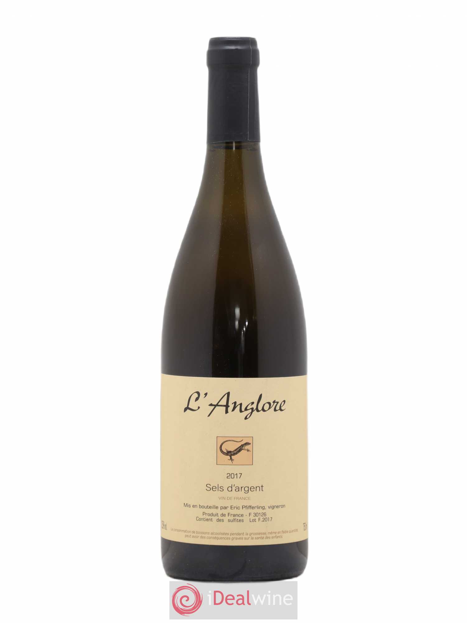 Vin de France Sels d'argent L'Anglore 2017 - Lot de 1 bouteille - 0